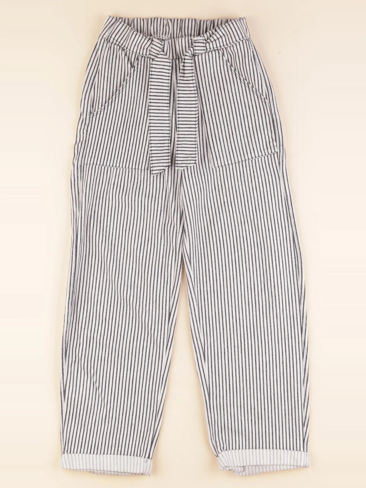 Zara - pantalon bleu, beige - 9 ans
