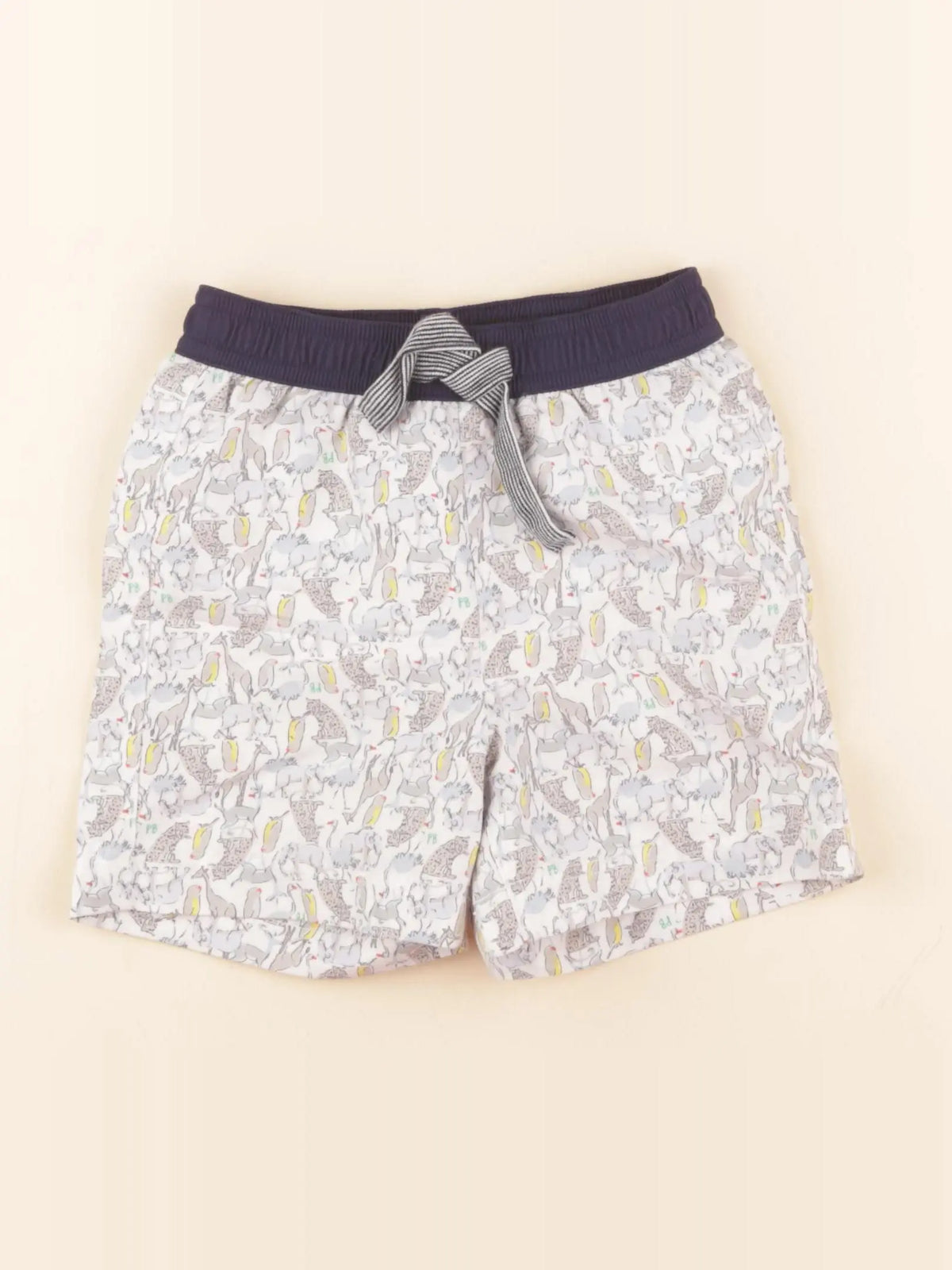 Petit Bateau - maillot de bain blanc, bleu - 24 mois