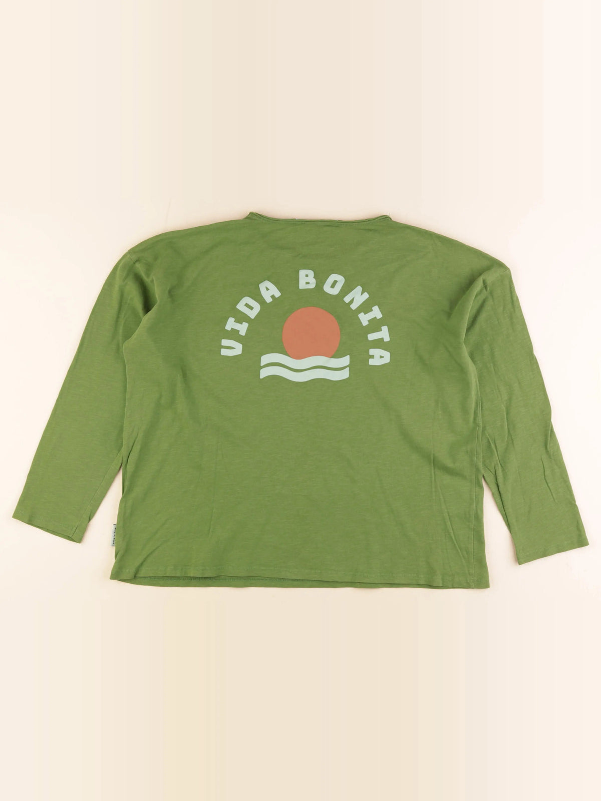 Piupiuchick - tee-shirt imprimé au dos vert - 12 ans