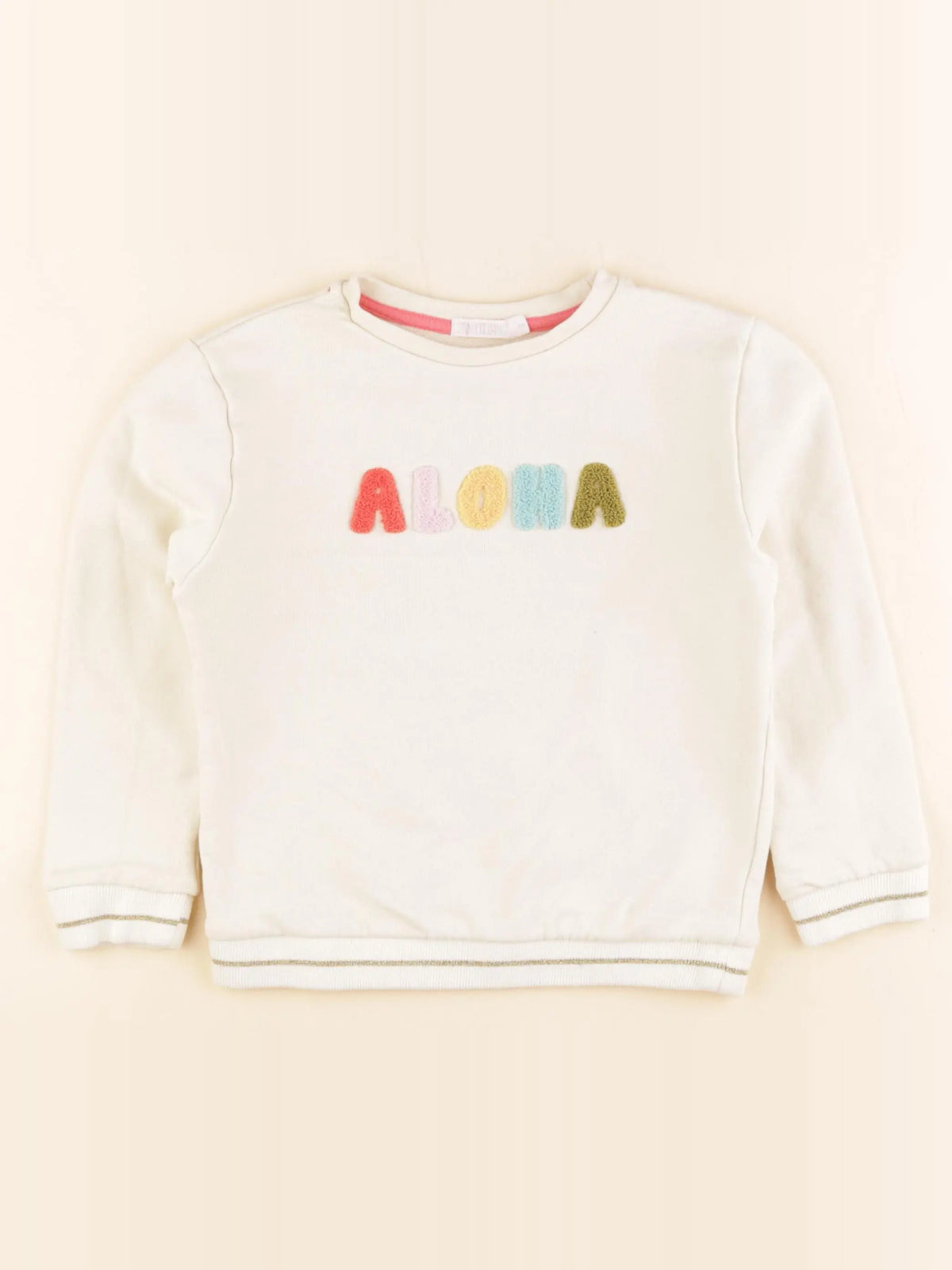 Storytelling - sweat beige - 6 ans