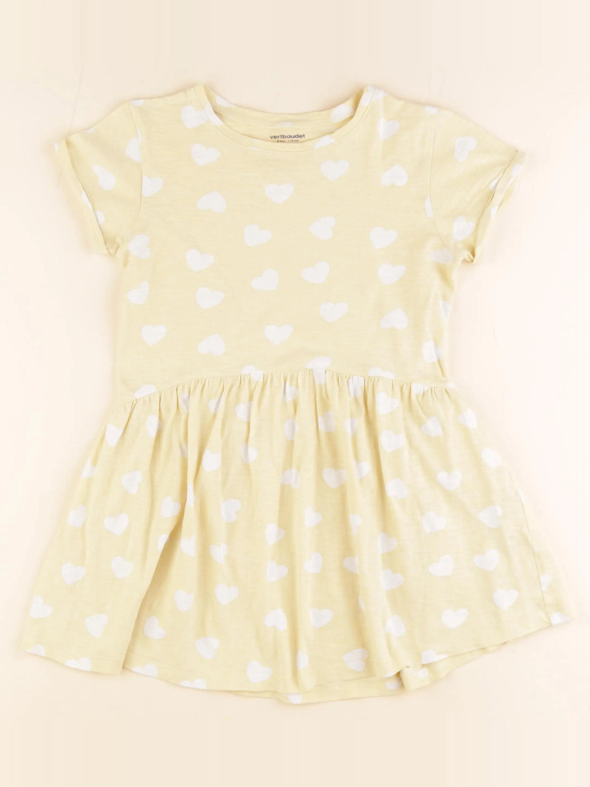 Vertbaudet - robe jaune - 6 ans