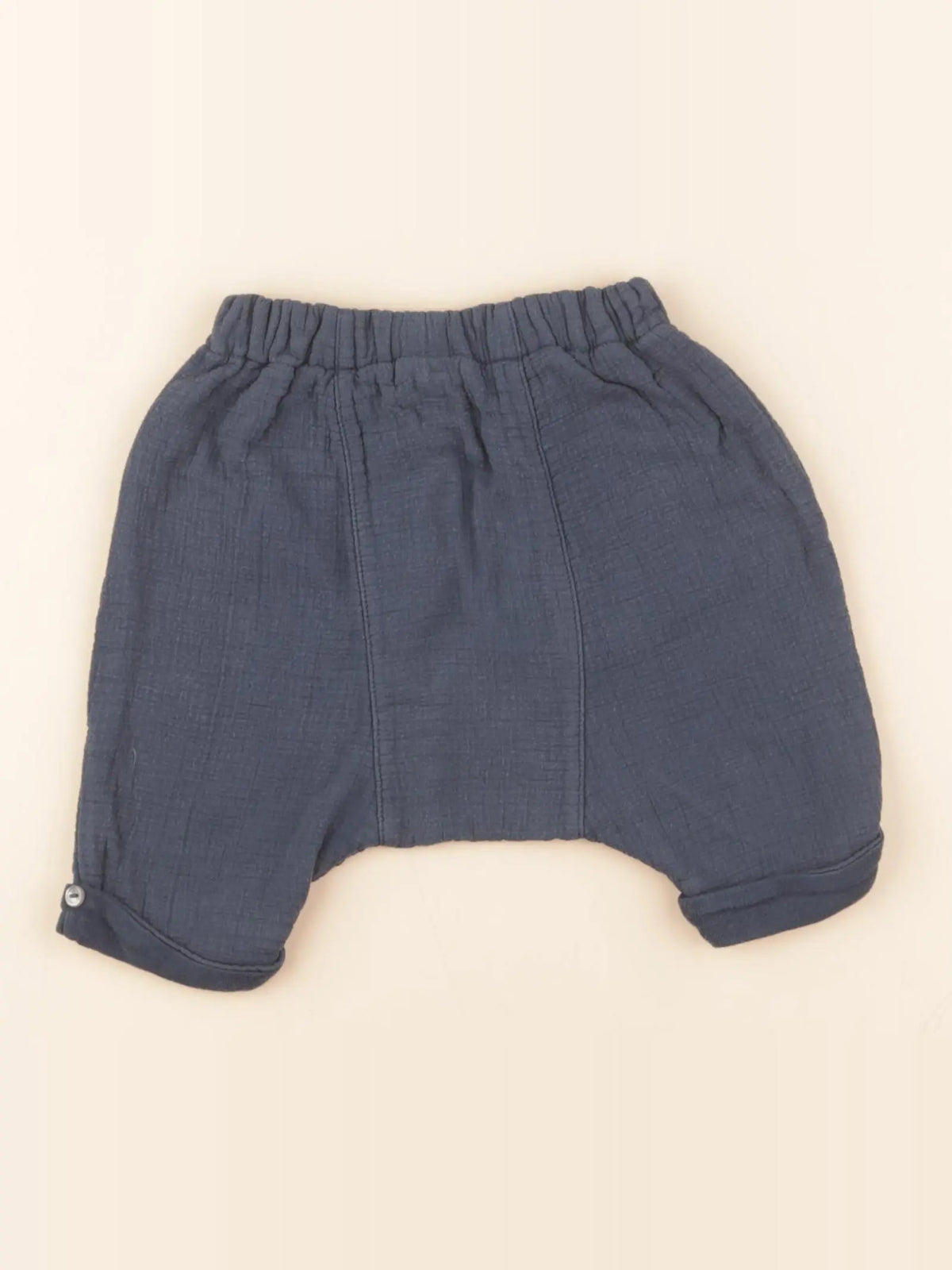 Petit Bateau - sarouel bleu - 1 mois