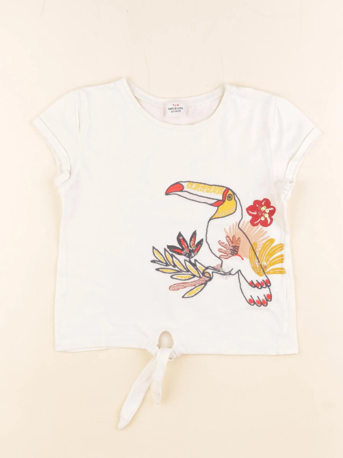 Tape à l'oeil - tee-shirt blanc - 6 ans