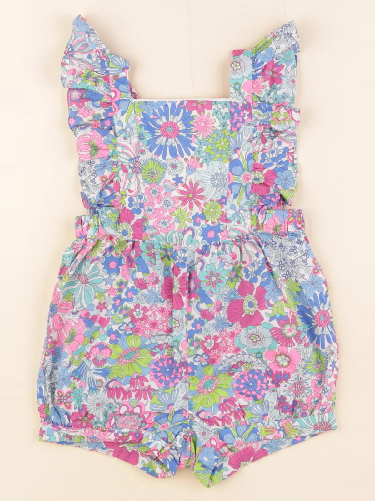 Jacadi - combinaison liberty multicolore - 36 mois