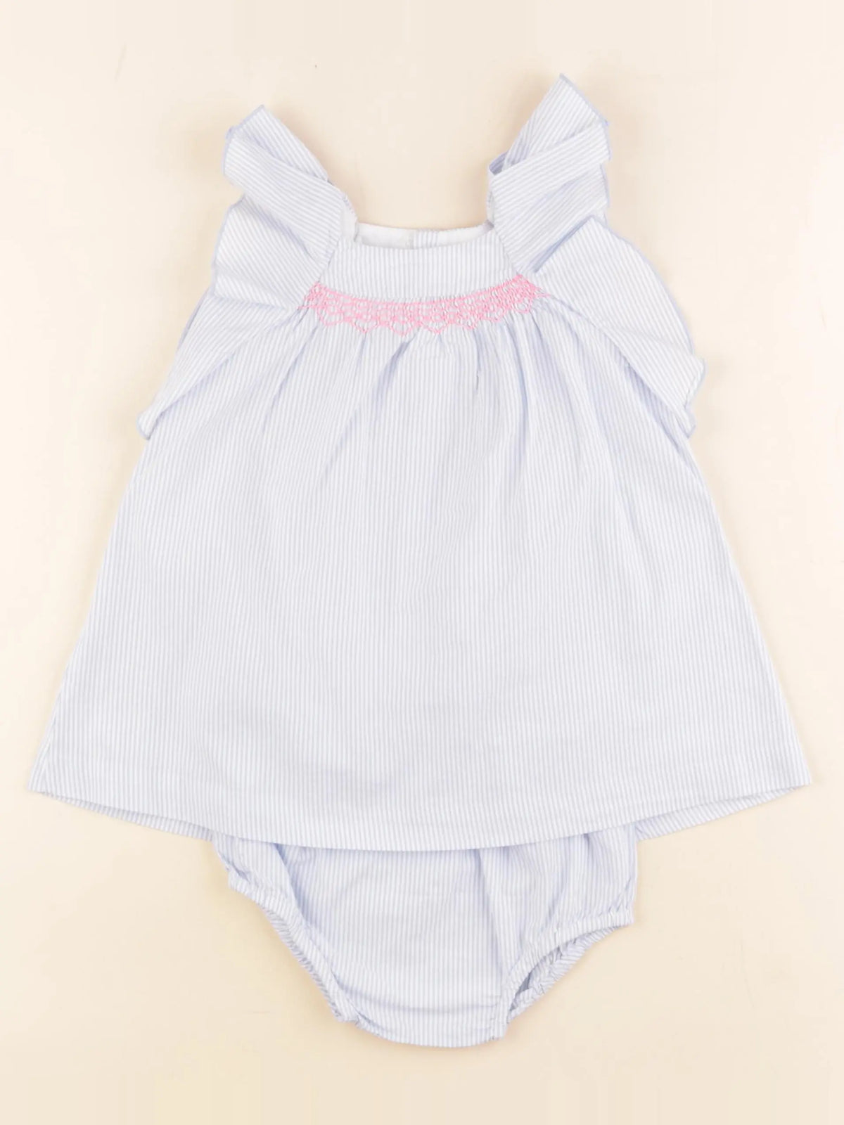 Jacadi - robe bleu - 12 mois