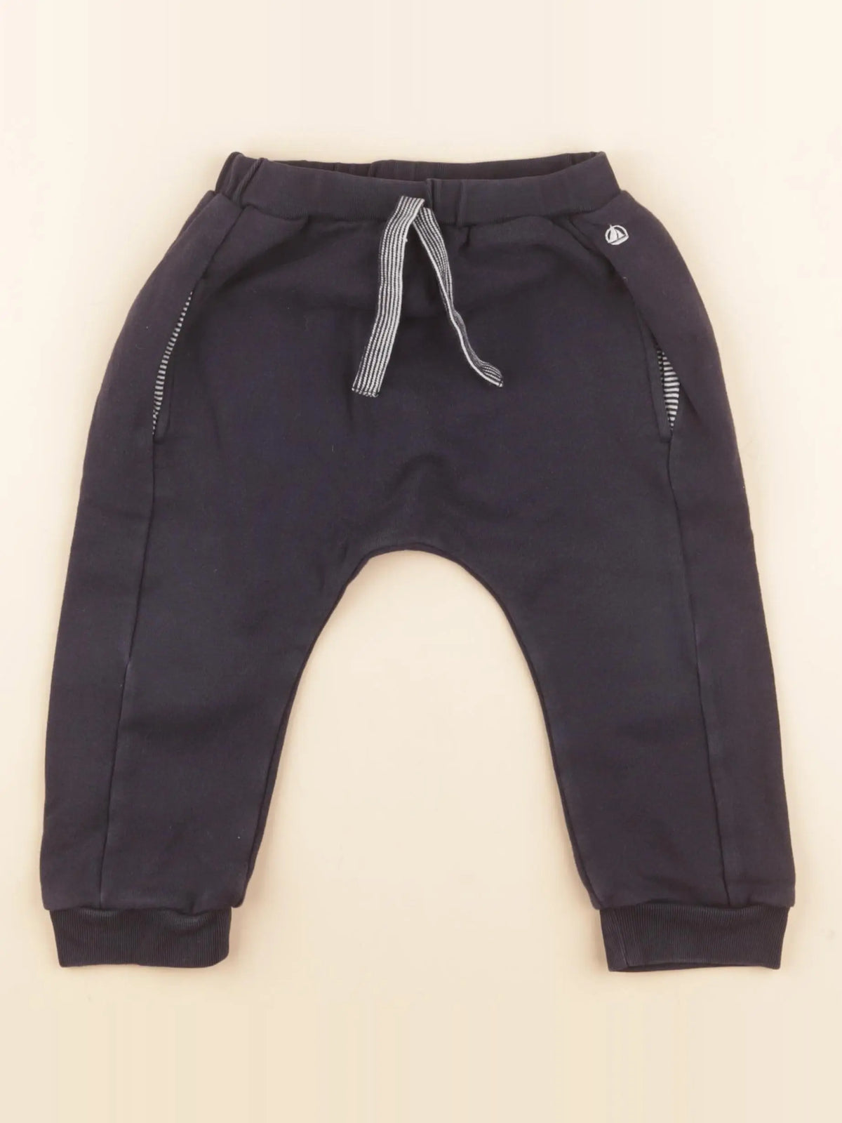 Petit Bateau - jogging bleu - 24 mois