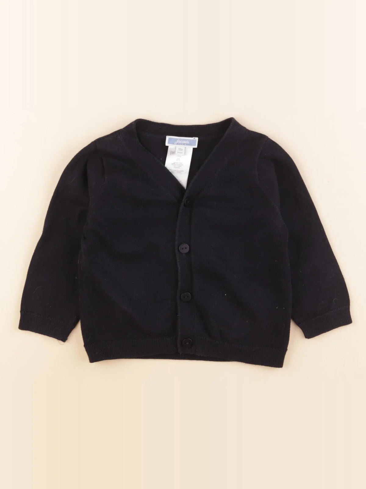 Jacadi - gilet bleu - 18 mois