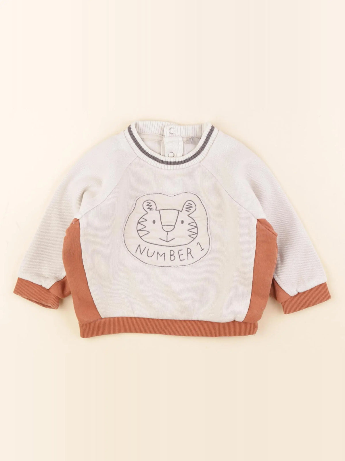 Boutchou - pull beige - 12 mois