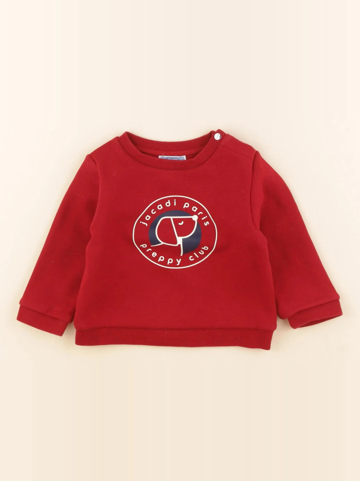 Jacadi - sweat rouge - 18 mois