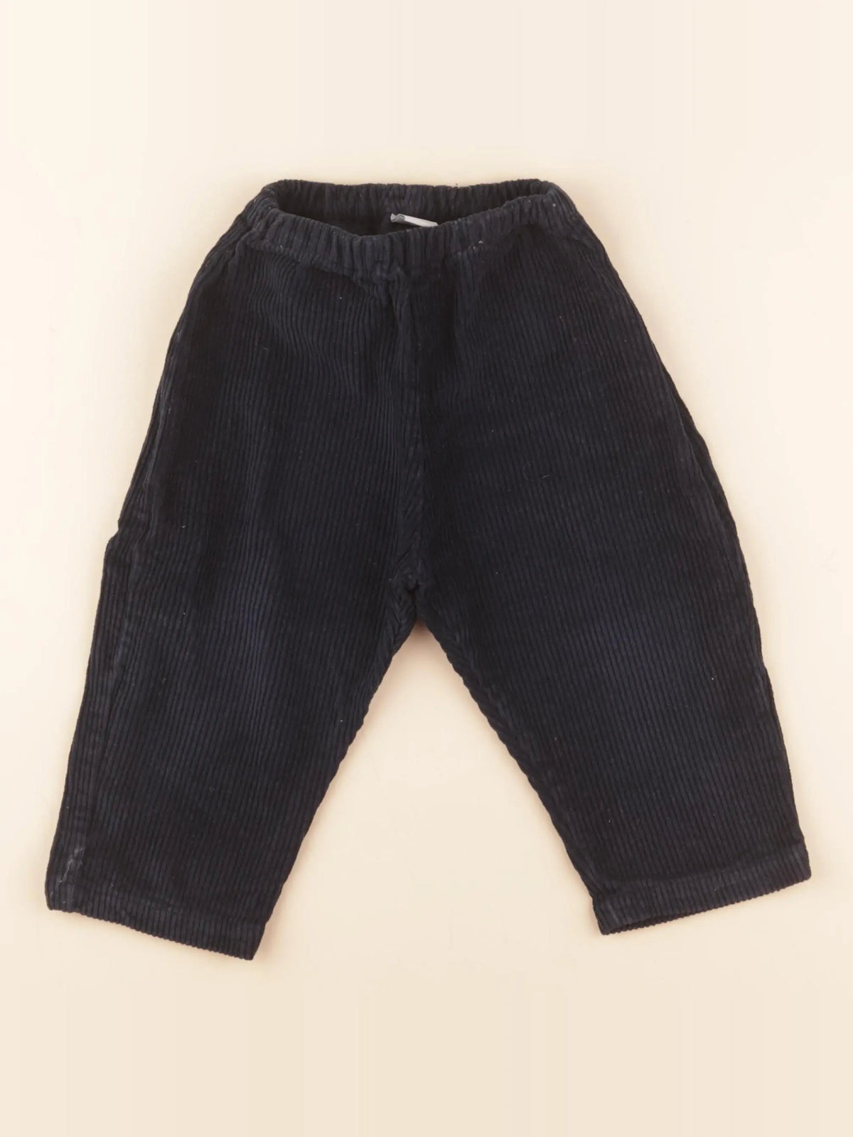 Petit Bateau - pantalon bleu - 24 mois