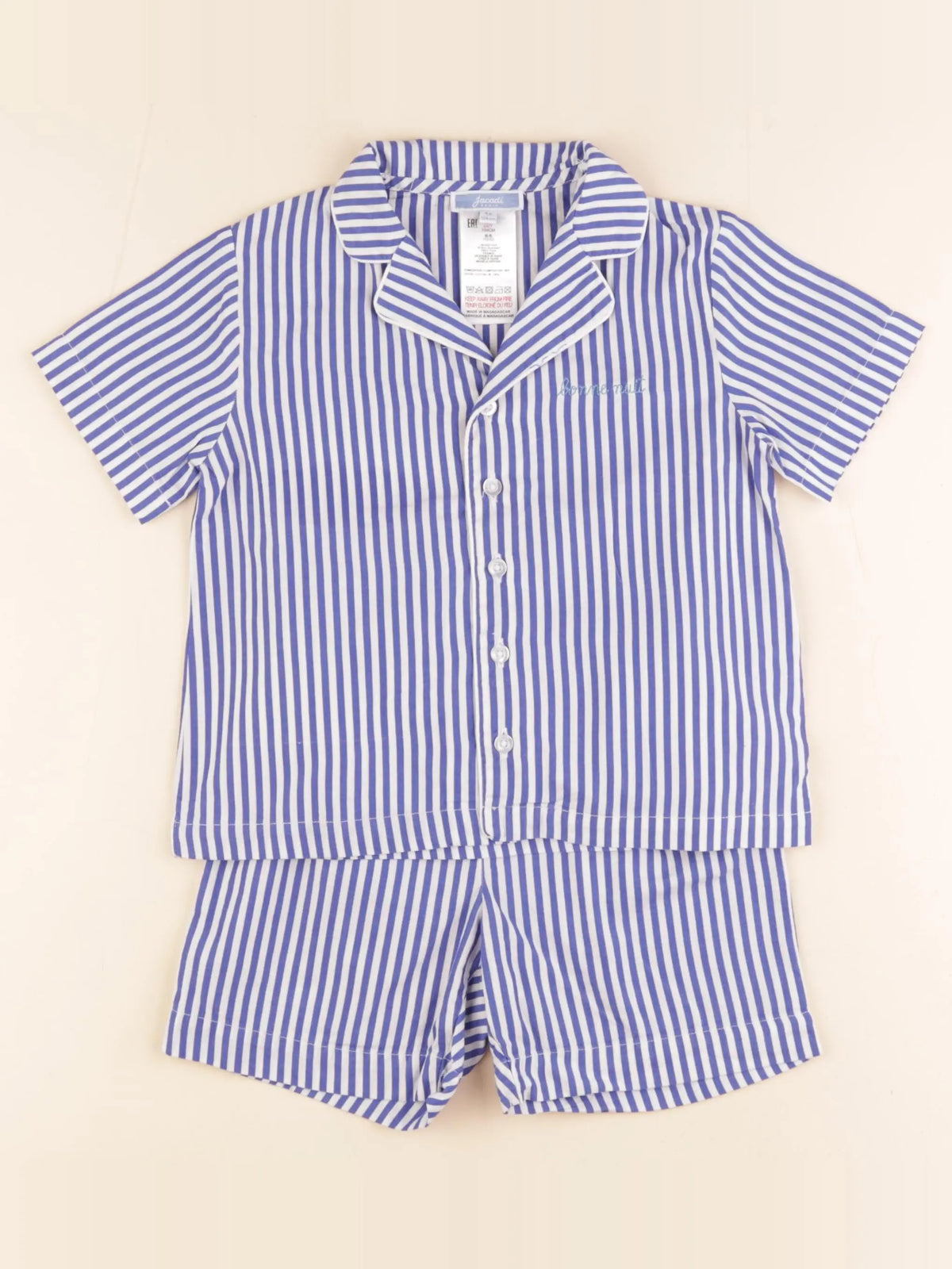 Jacadi - pyjama coton bleu - 4 ans