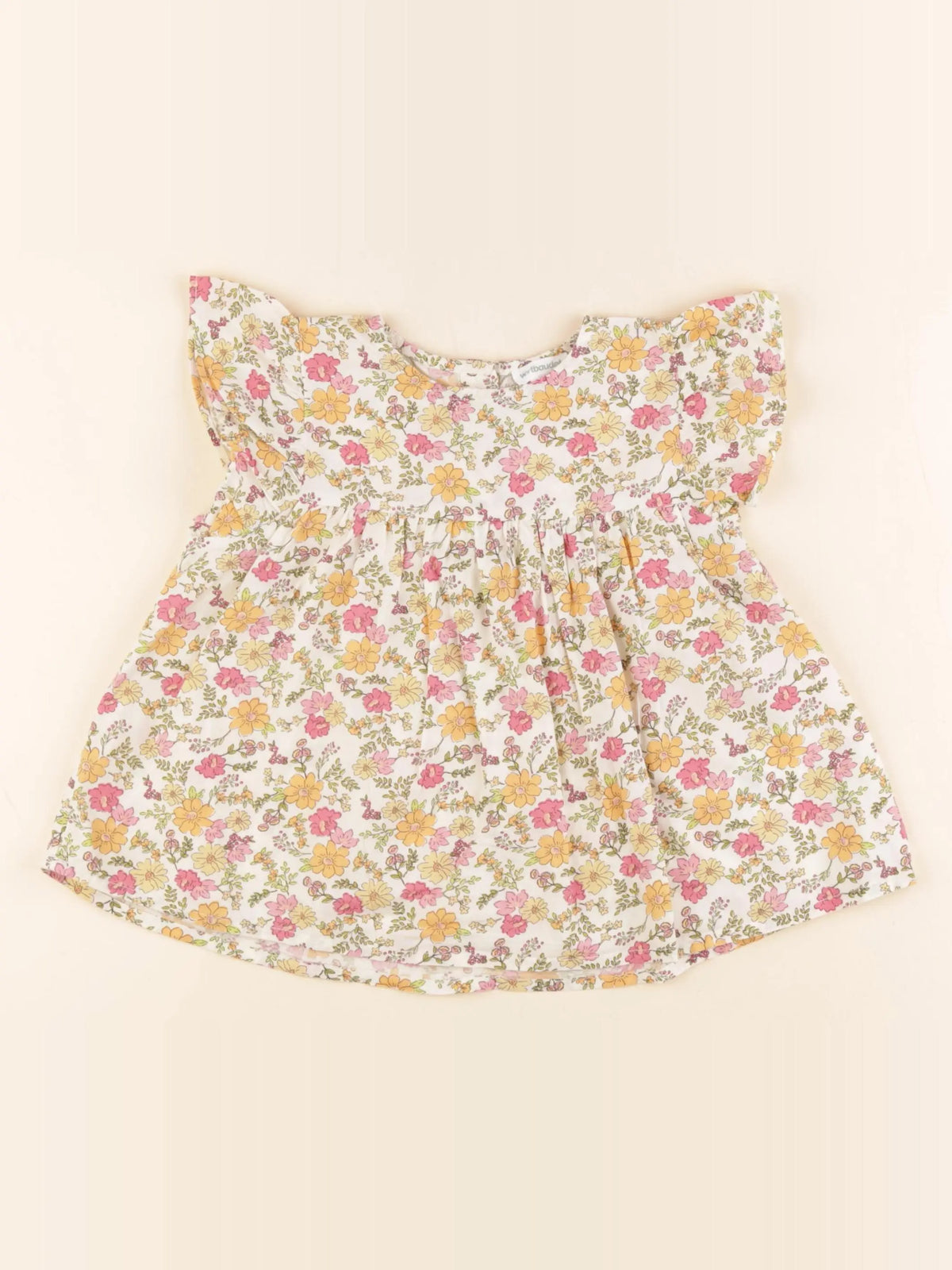 Vertbaudet - blouse beige - 5 ans
