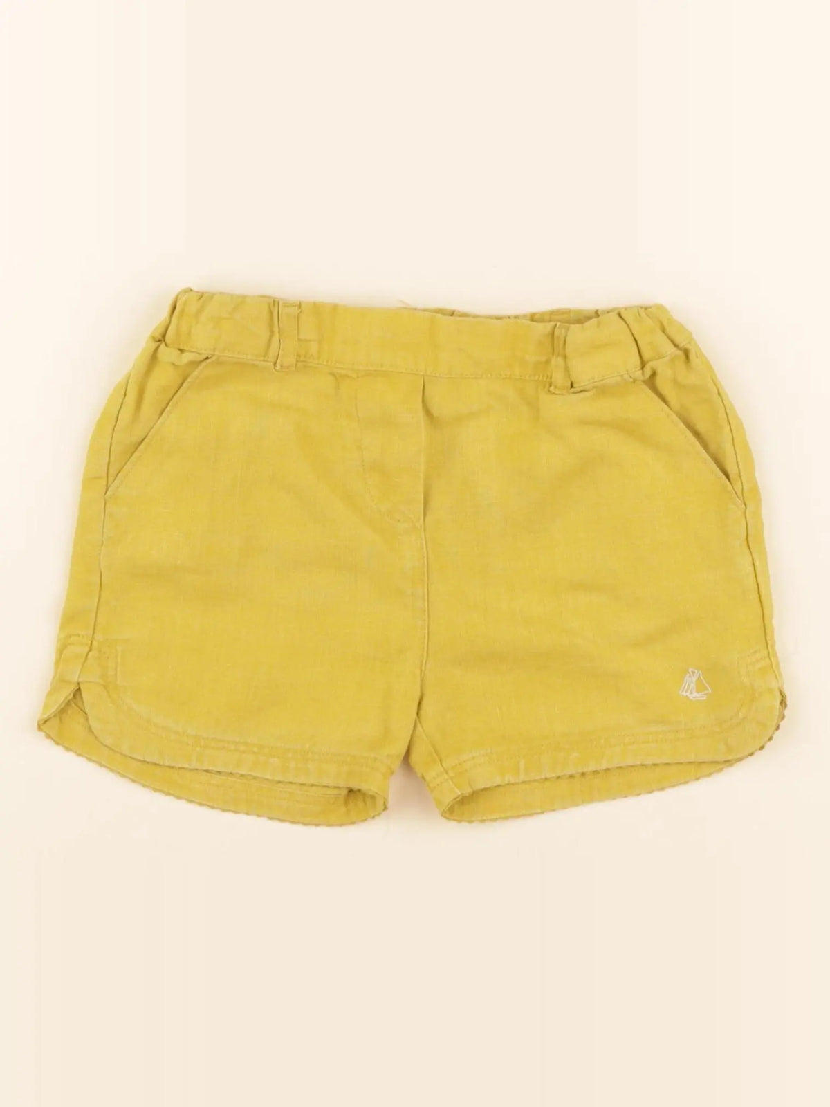Petit Bateau - short jaune - 4 ans