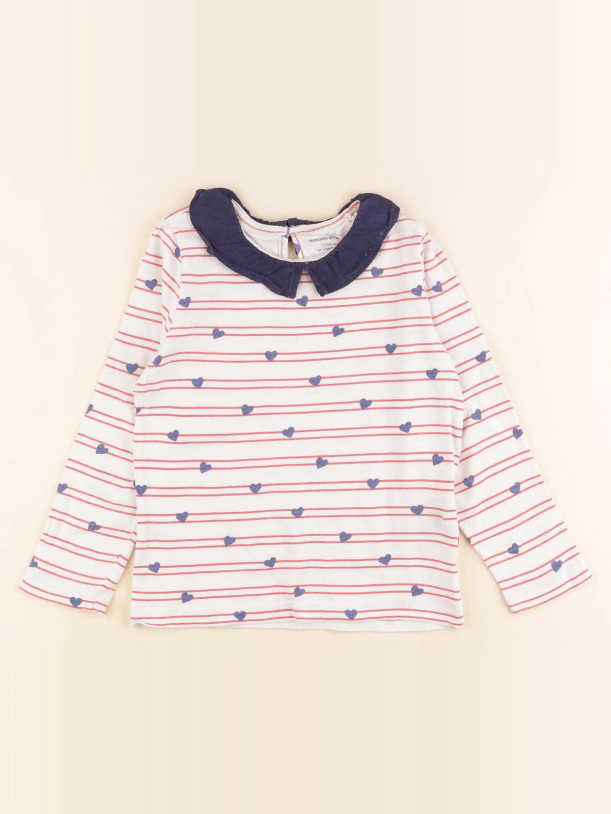 Monoprix - tee-shirt blanc - 5 ans