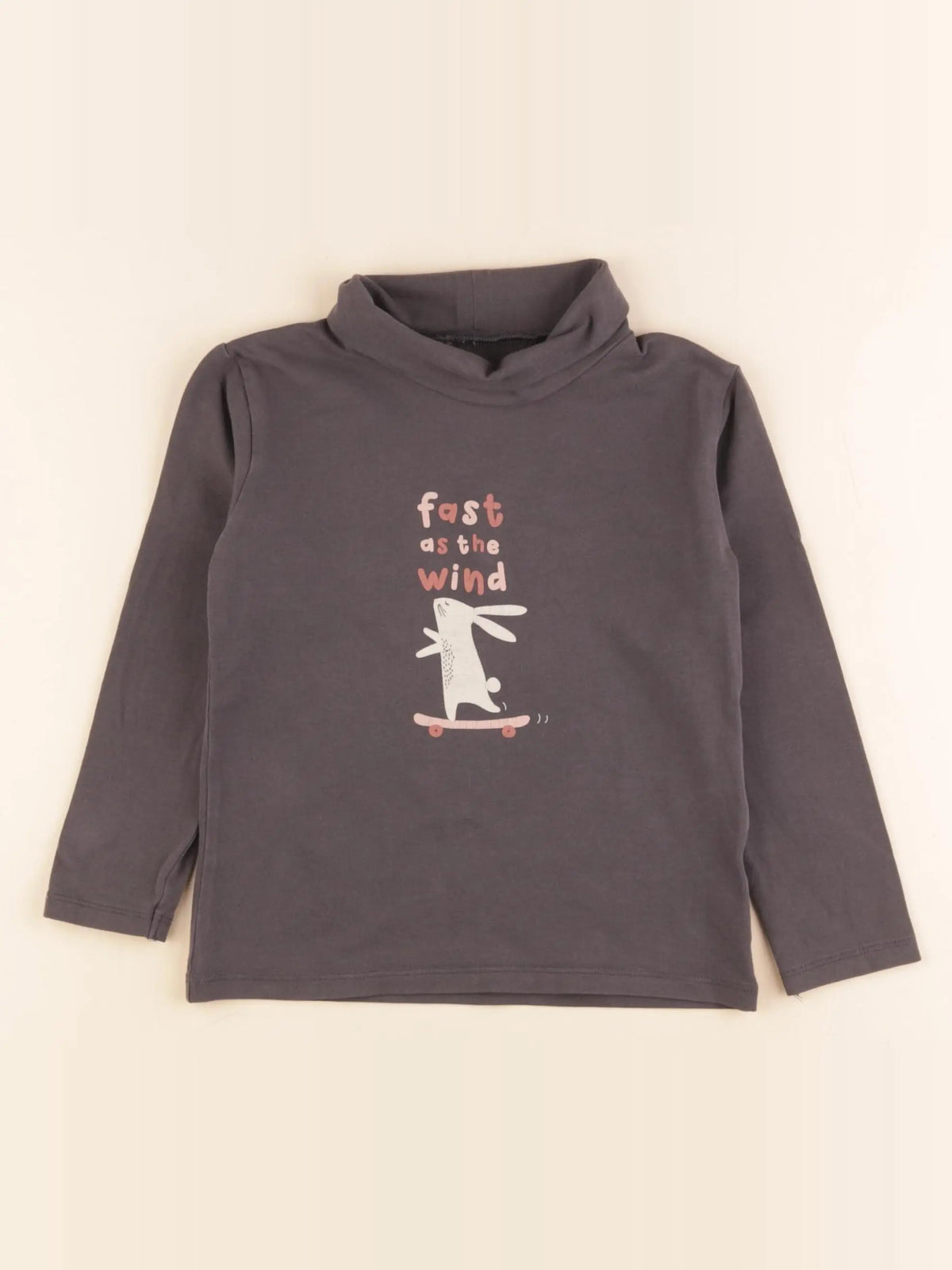 Vertbaudet - sous-pull gris - 5 ans