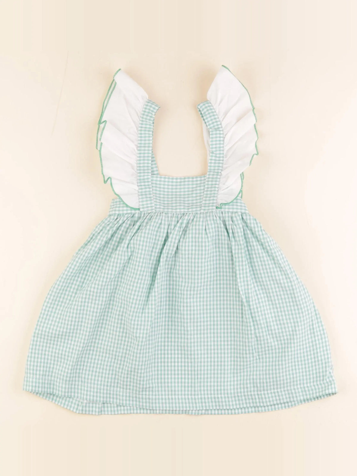 Lola Palacios - robe vert - 4 ans