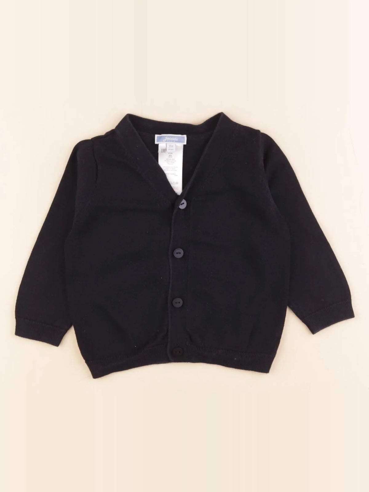 Jacadi - gilet bleu - 18 mois