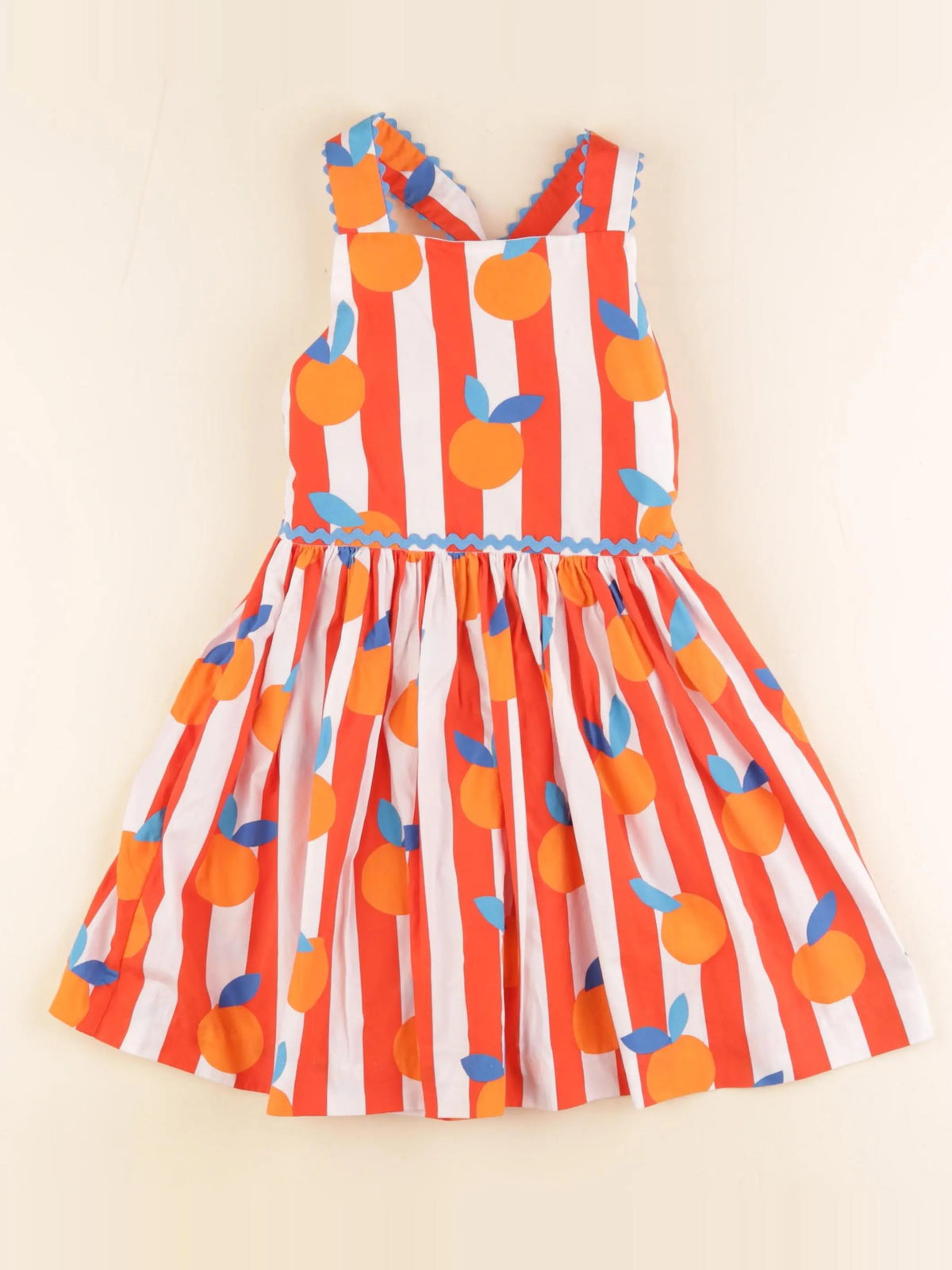 Jacadi - robe orange - 4 ans