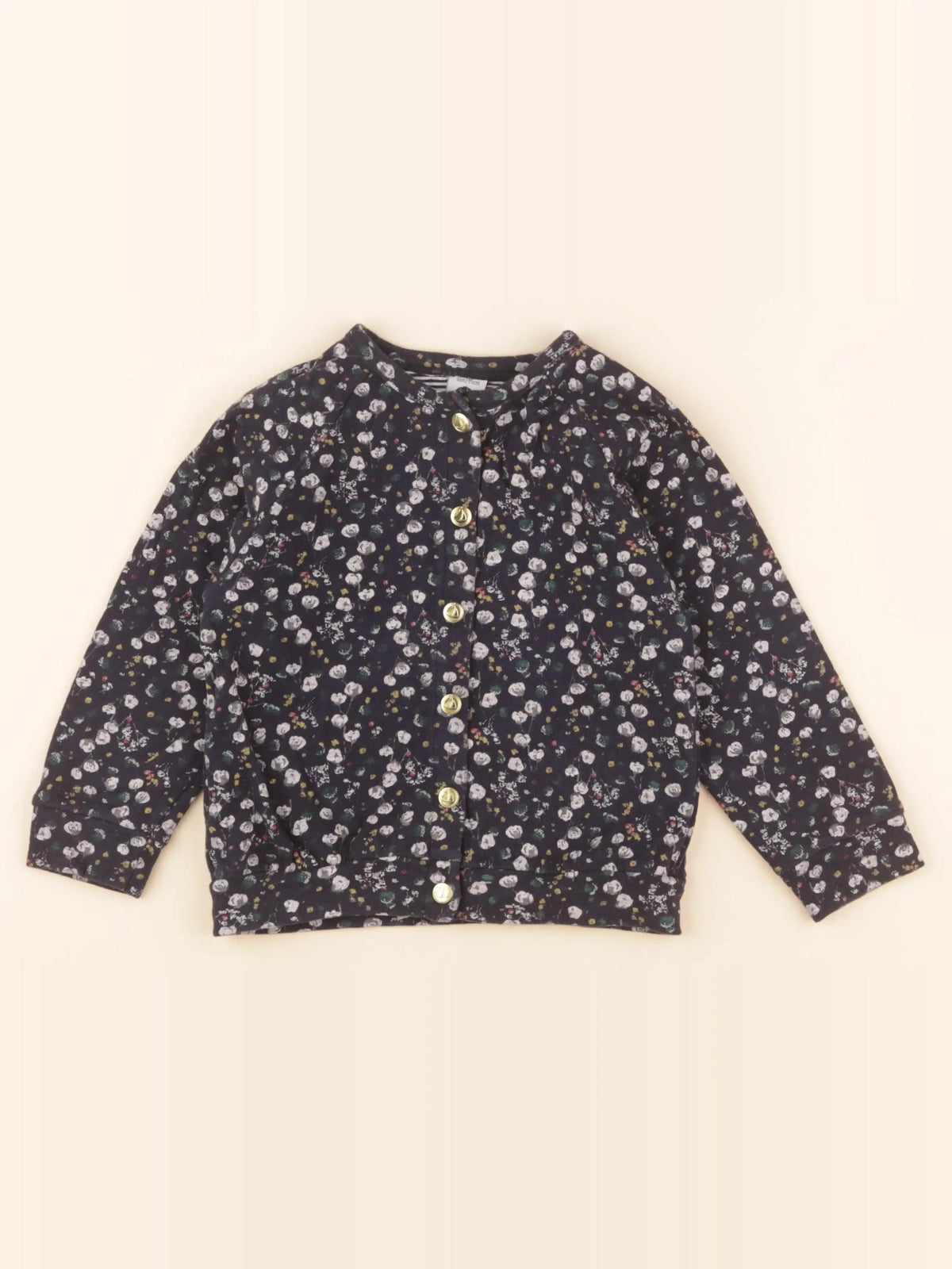 Petit Bateau - sweat multicolore - 36 mois