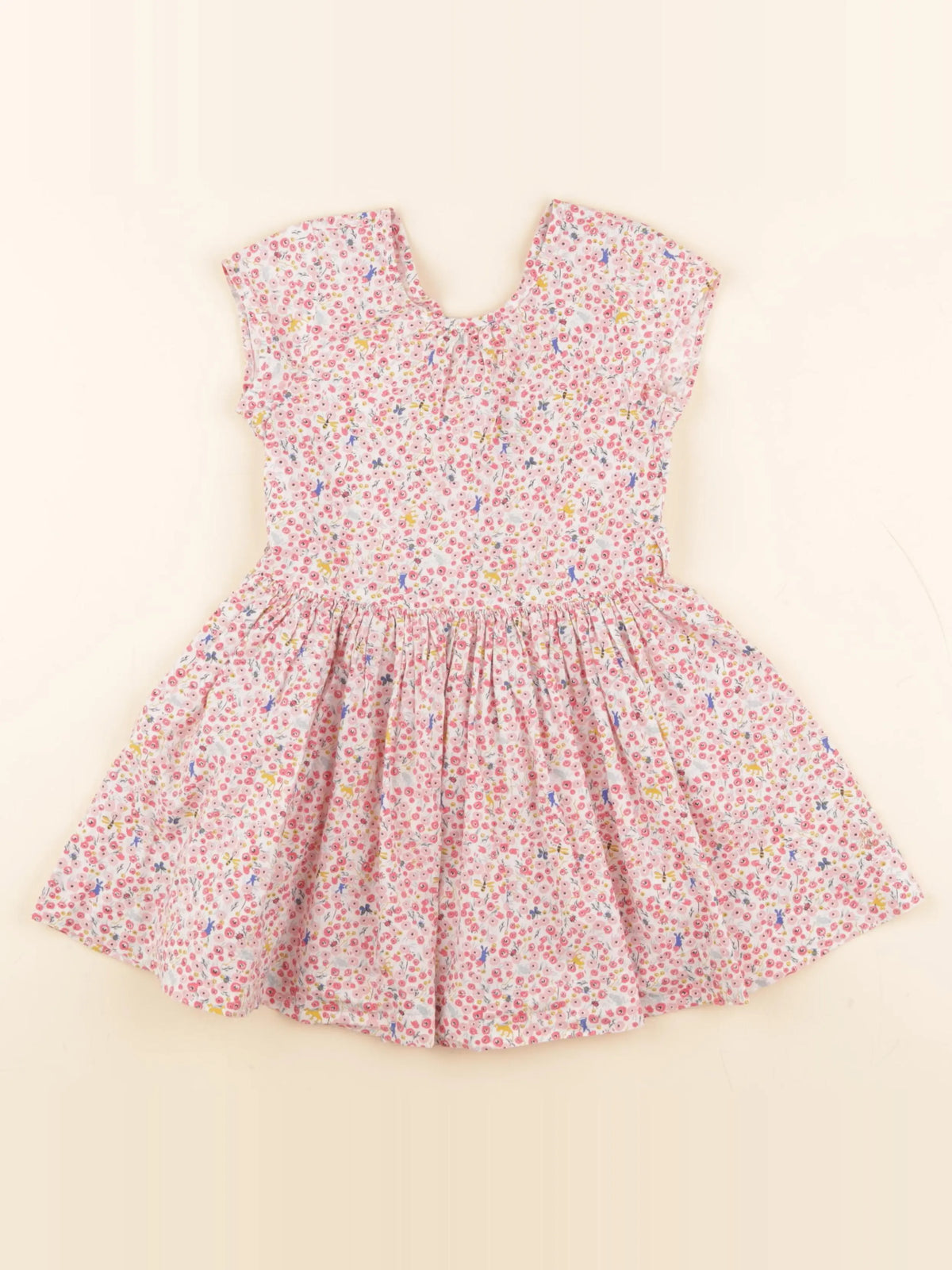 Petit Bateau - robe multicolore - 4 ans