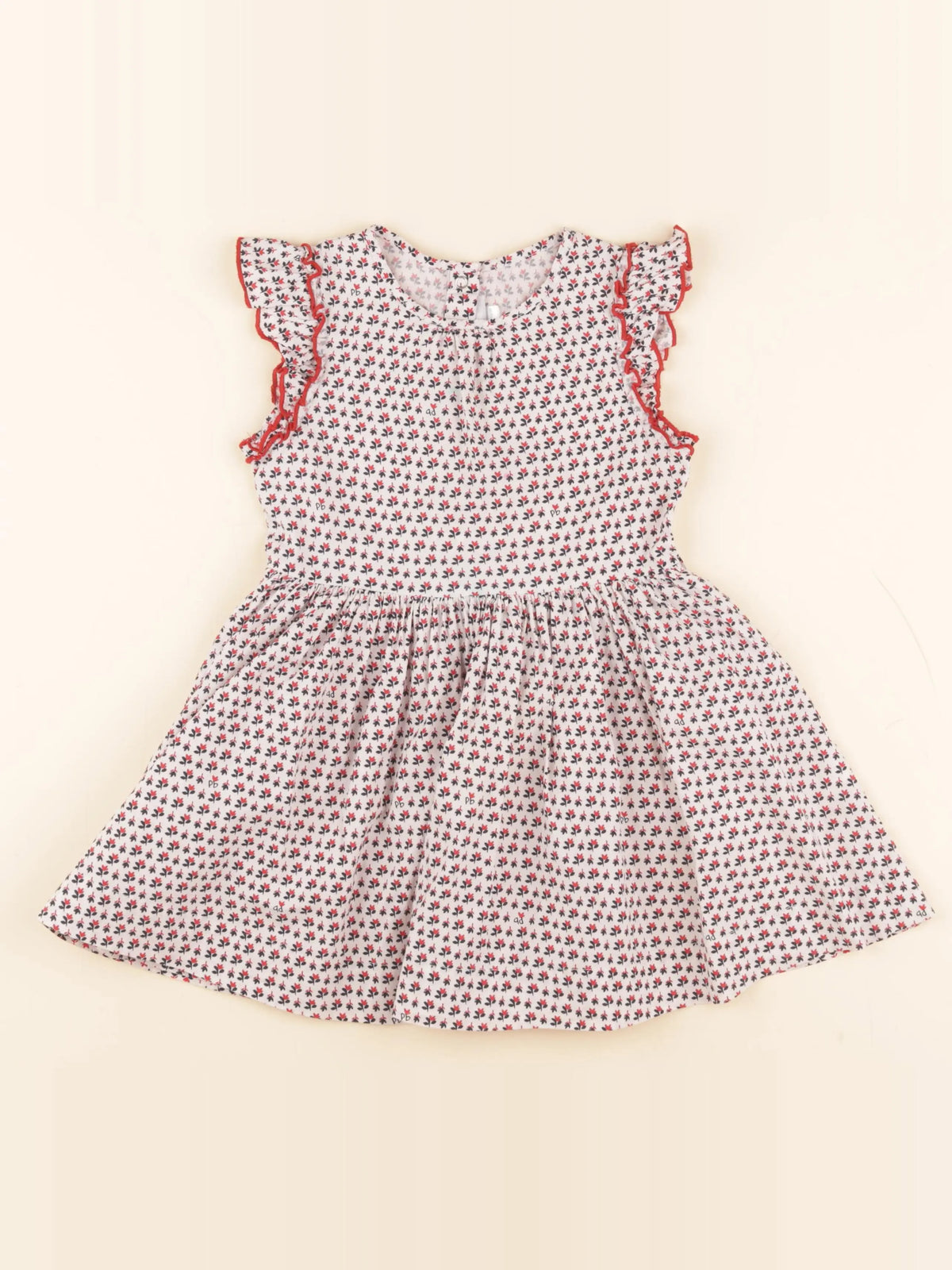 Petit Bateau - robe multicolore - 4 ans