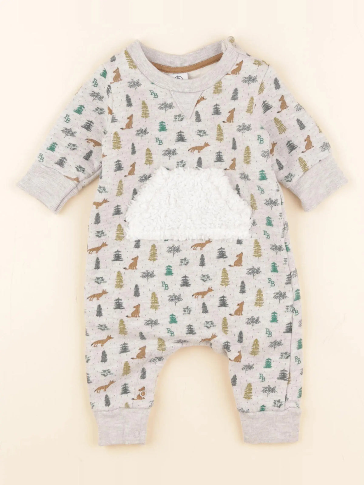 Petit Bateau - combinaison gris - 3 mois
