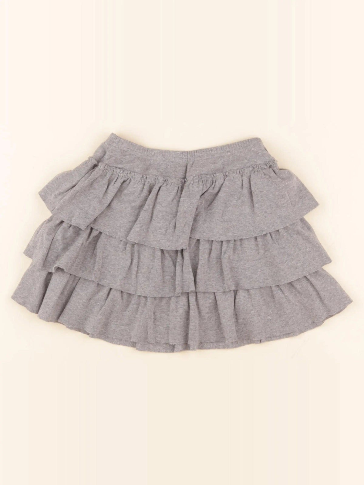 Petit Bateau - jupe gris - 8 ans