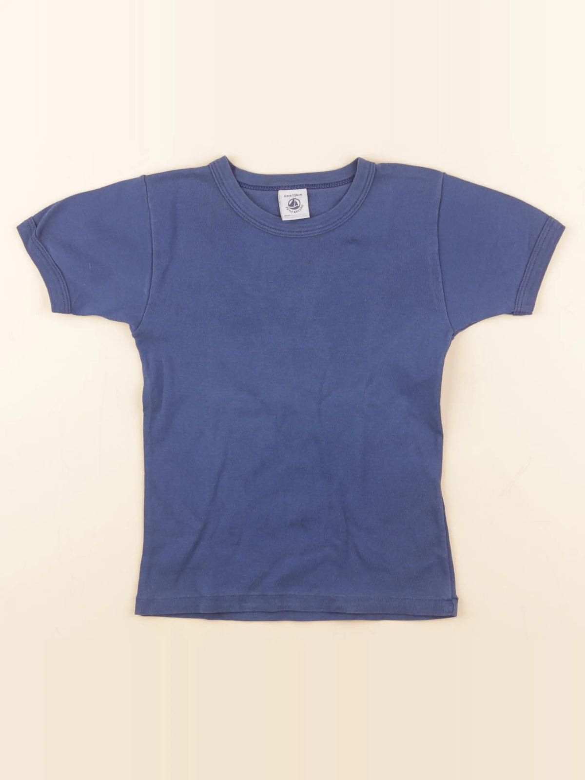 Petit Bateau - maillot de corps bleu - 6 ans