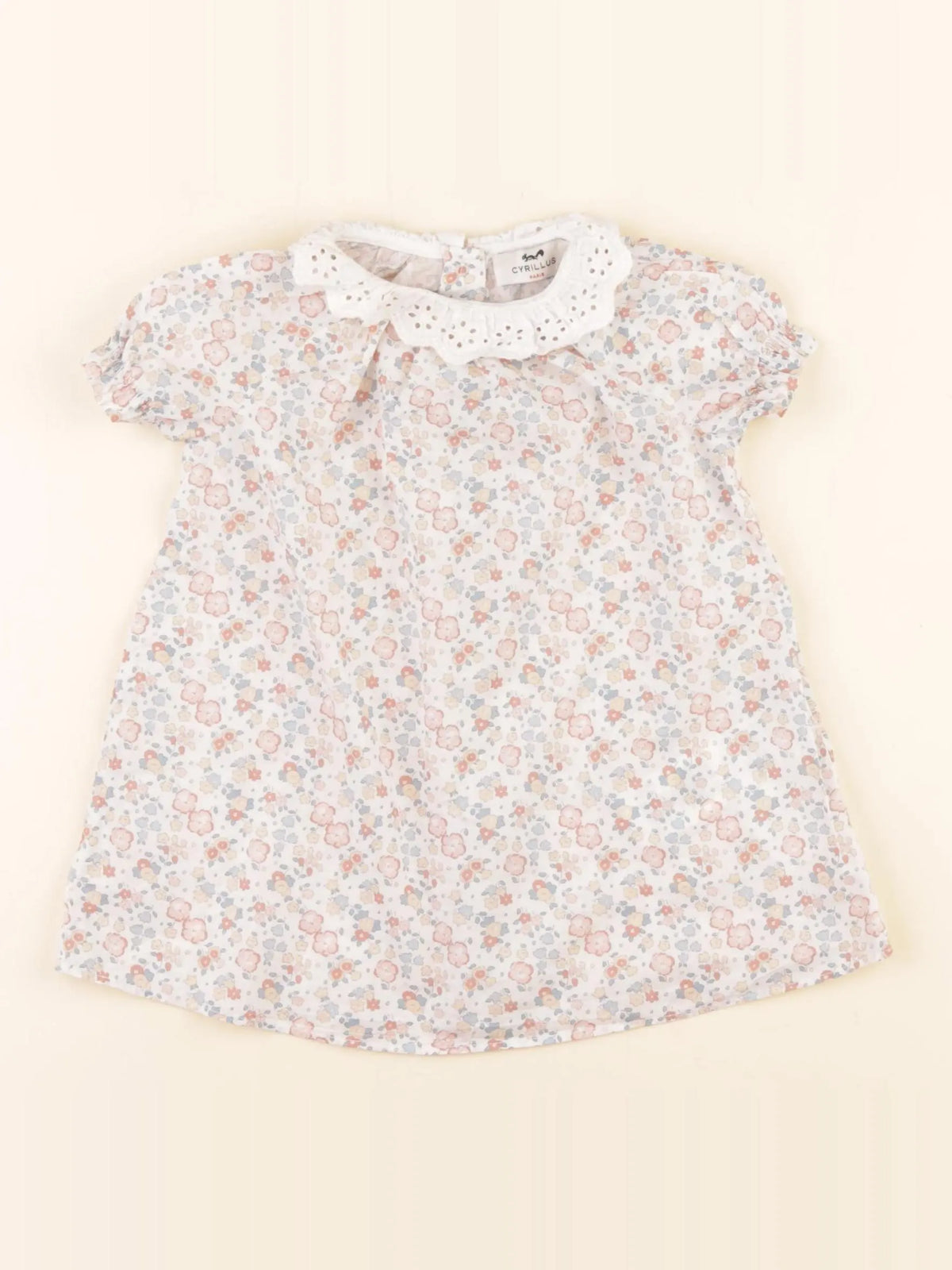 Cyrillus - robe rose - 9 mois