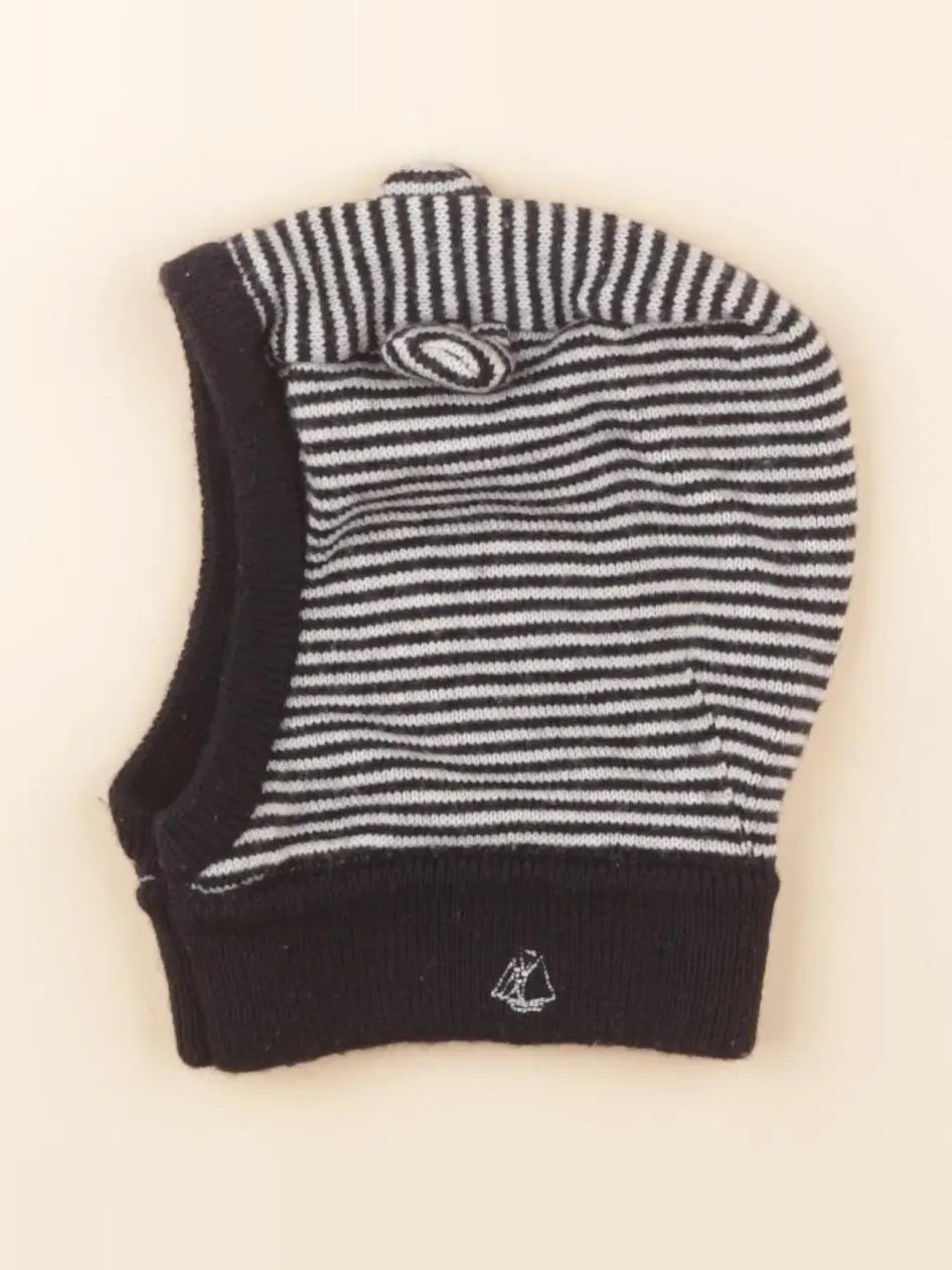 Petit Bateau - cagoule bleu, blanc - 24/36 mois