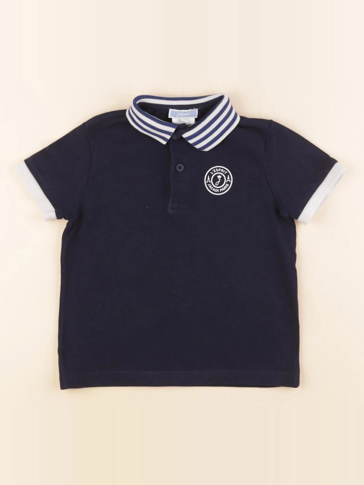 Jacadi - polo bleu - 4 ans