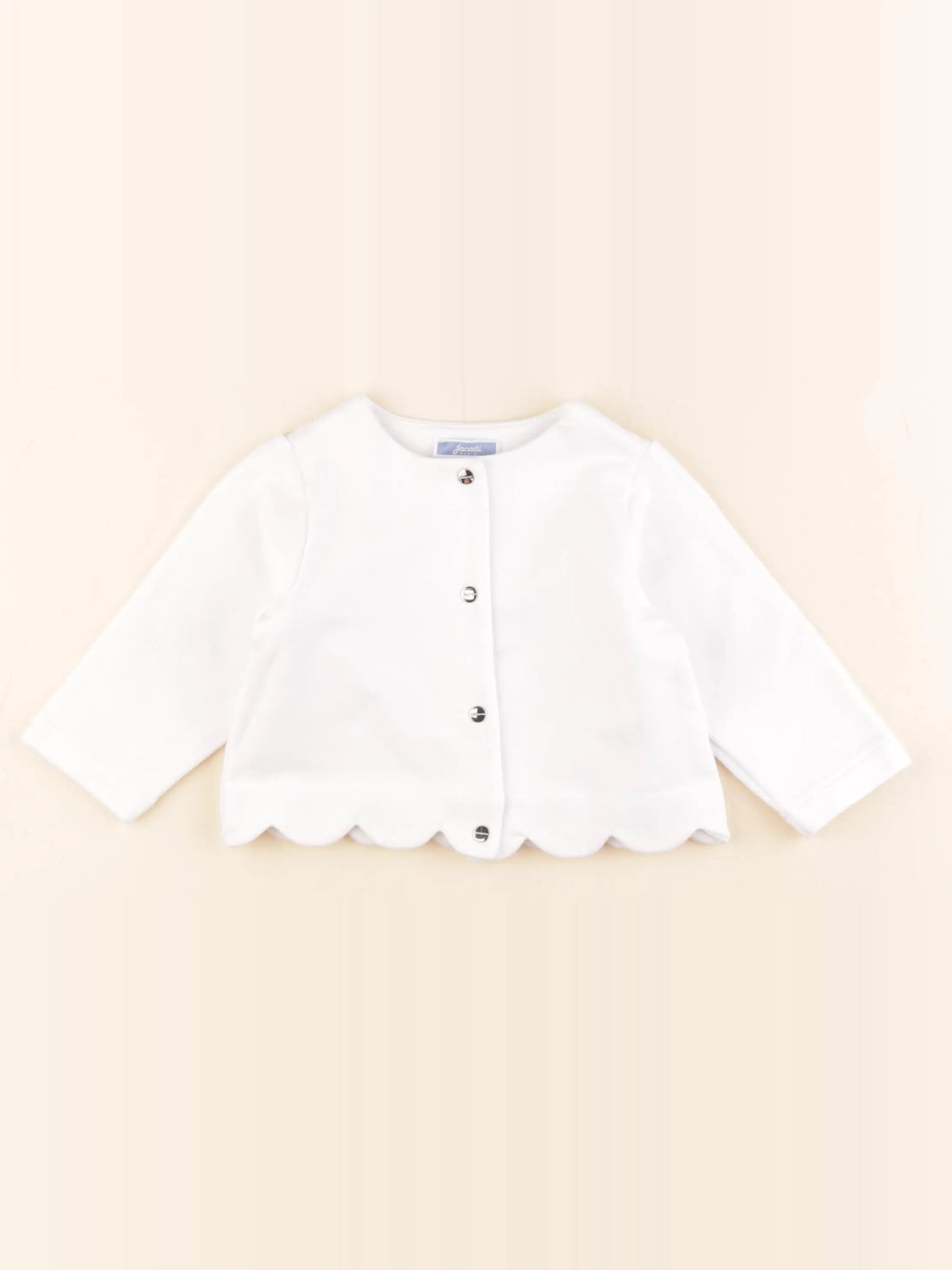 Jacadi - sweat blanc - 12 mois