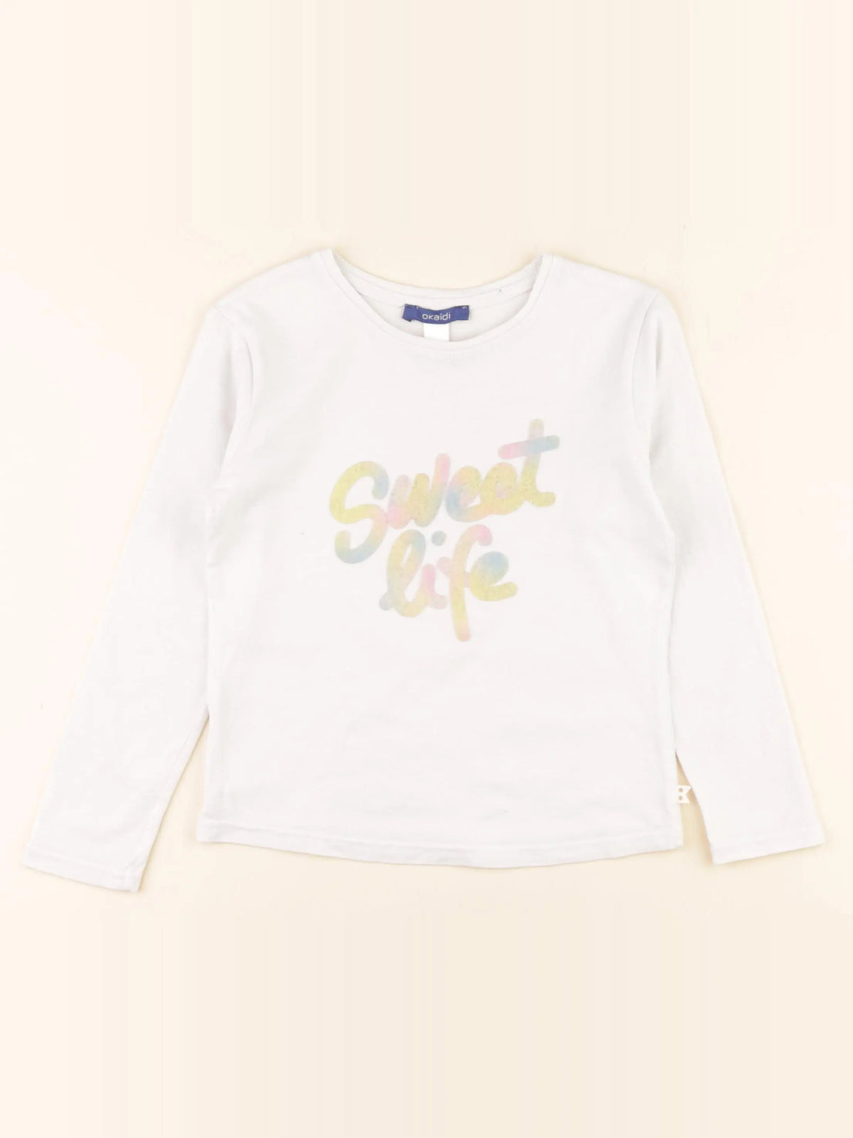 Okaidi - tee-shirt blanc - 5 ans
