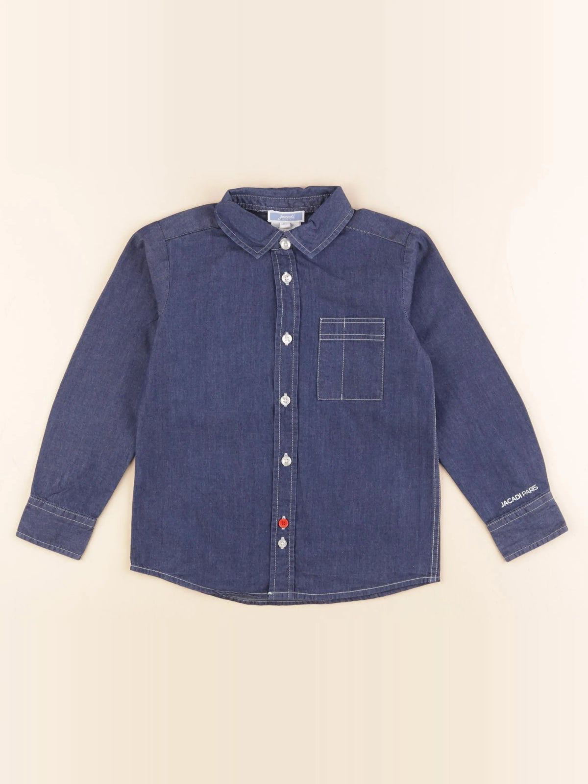 Jacadi - chemise bleu - 4 ans