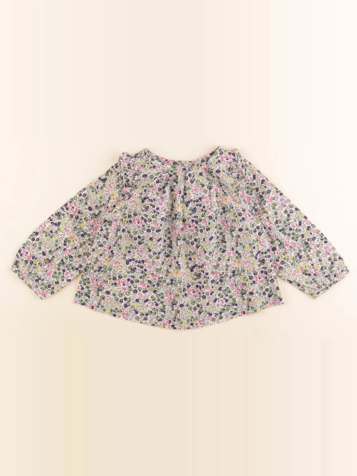 Jacadi - blouse liberty multicolore - 24 mois