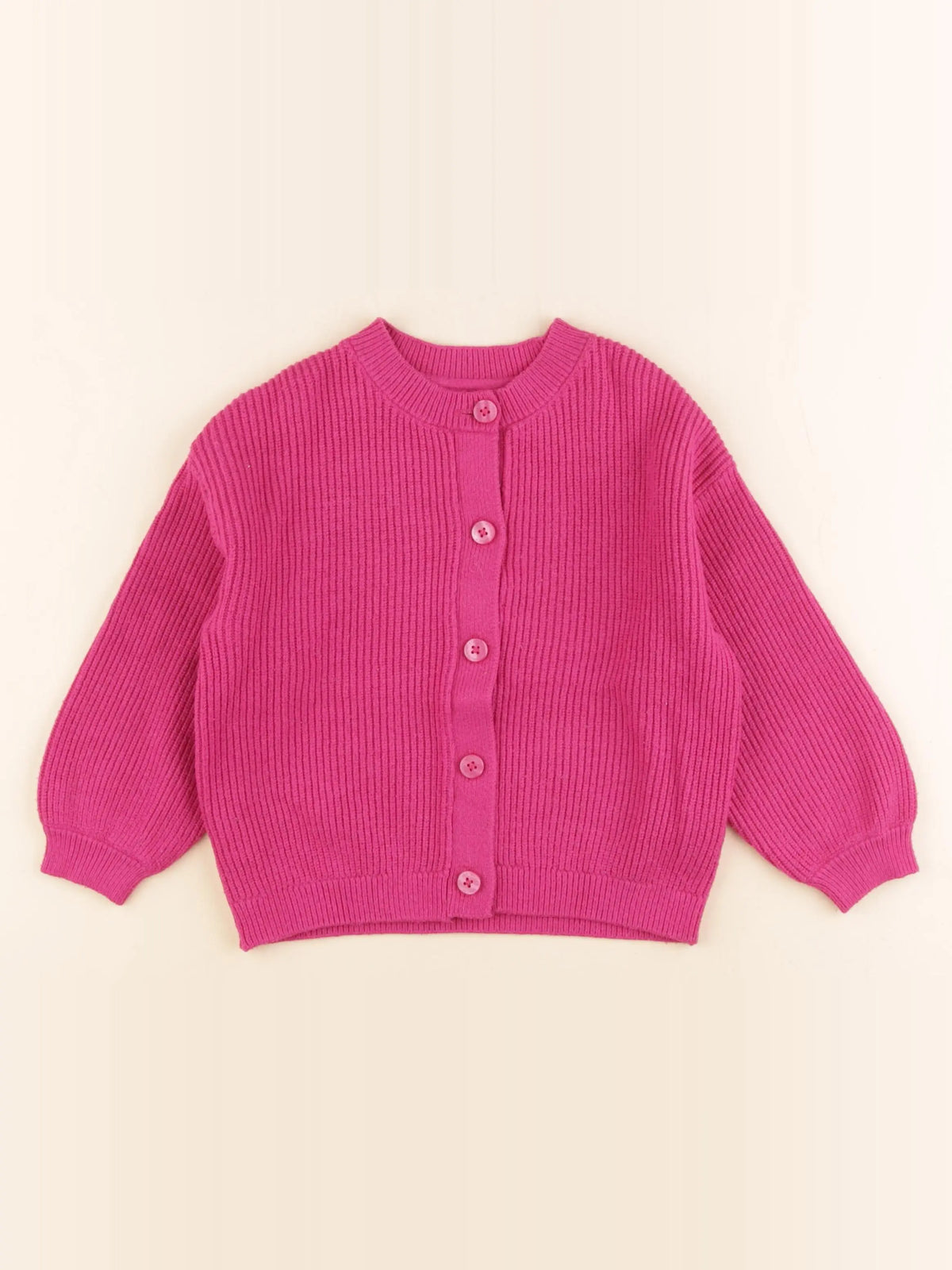 Vertbaudet - gilet rose - 5 ans