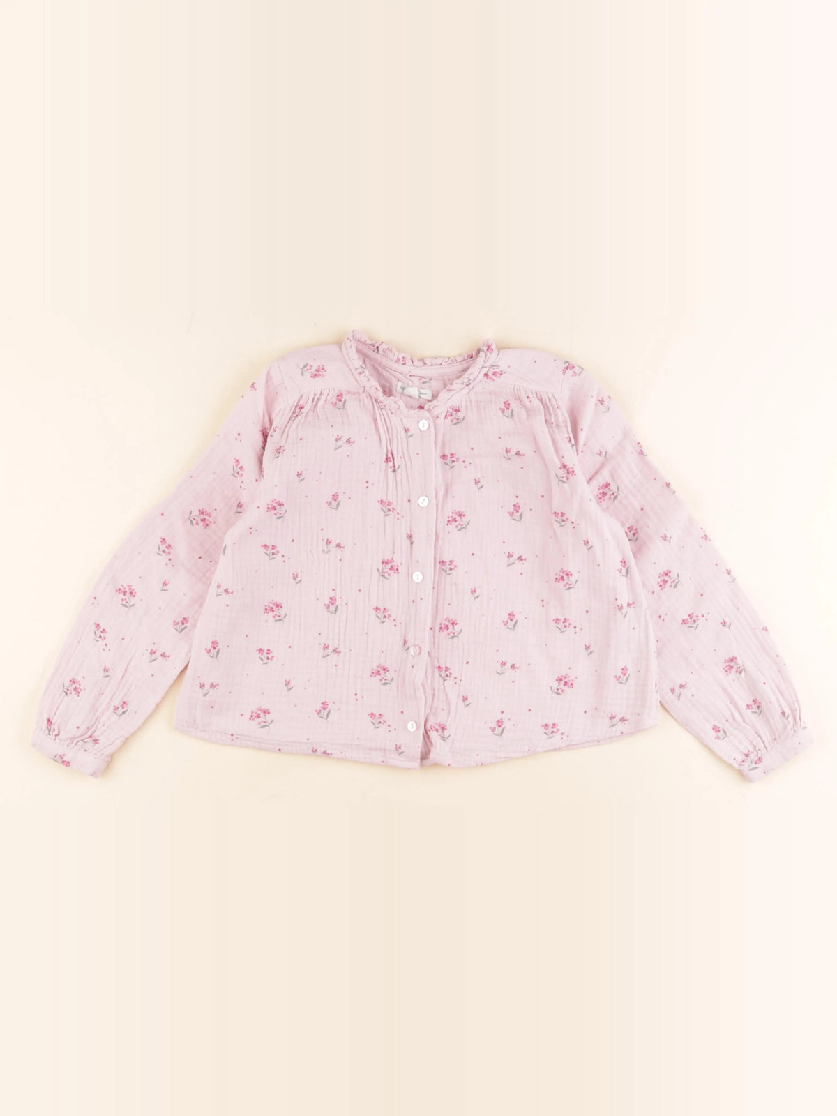 Vertbaudet - blouse rose - 6 ans