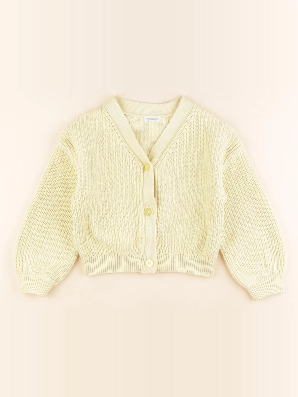 Vertbaudet - gilet jaune - 6 ans