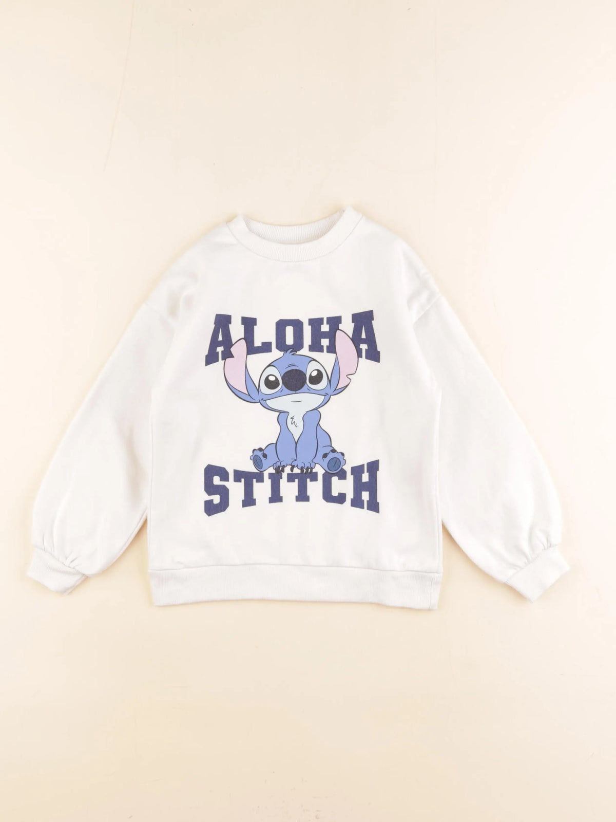 Vertbaudet - sweat blanc - 6 ans