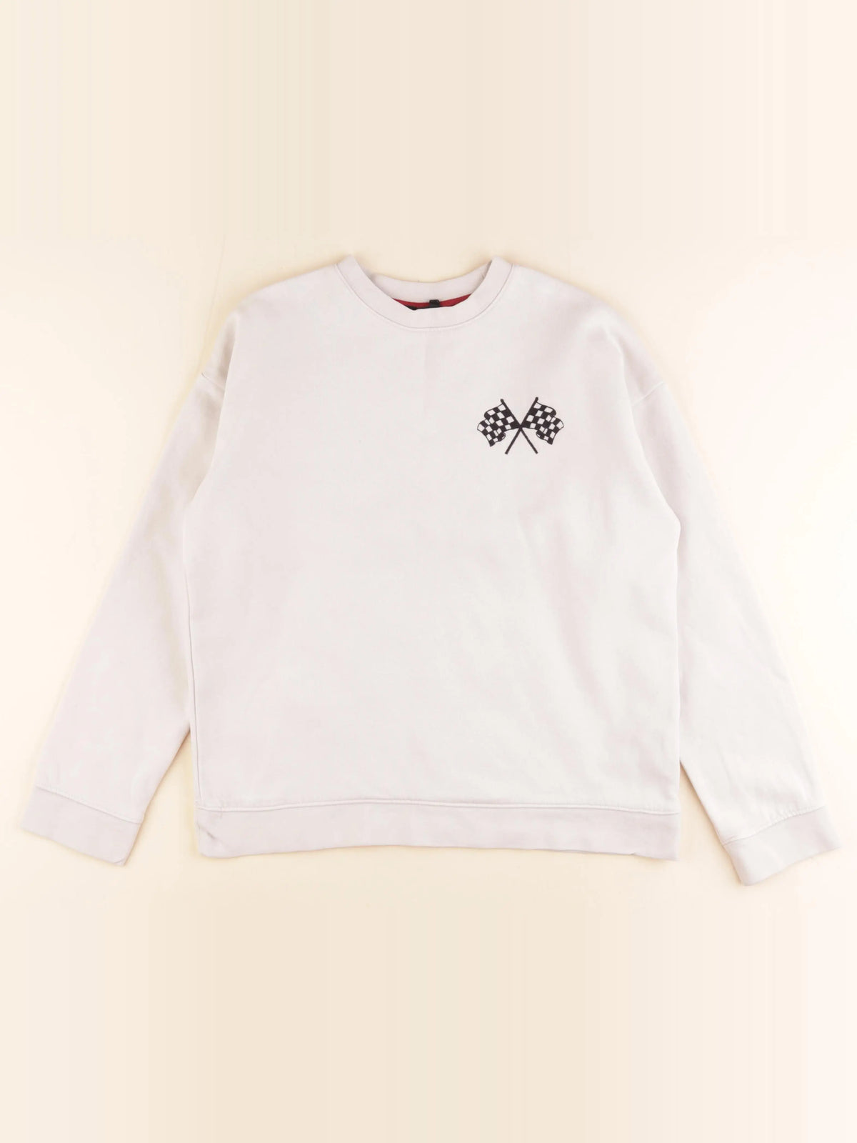 Monoprix - sweat imprimé au dos beige - 12 ans
