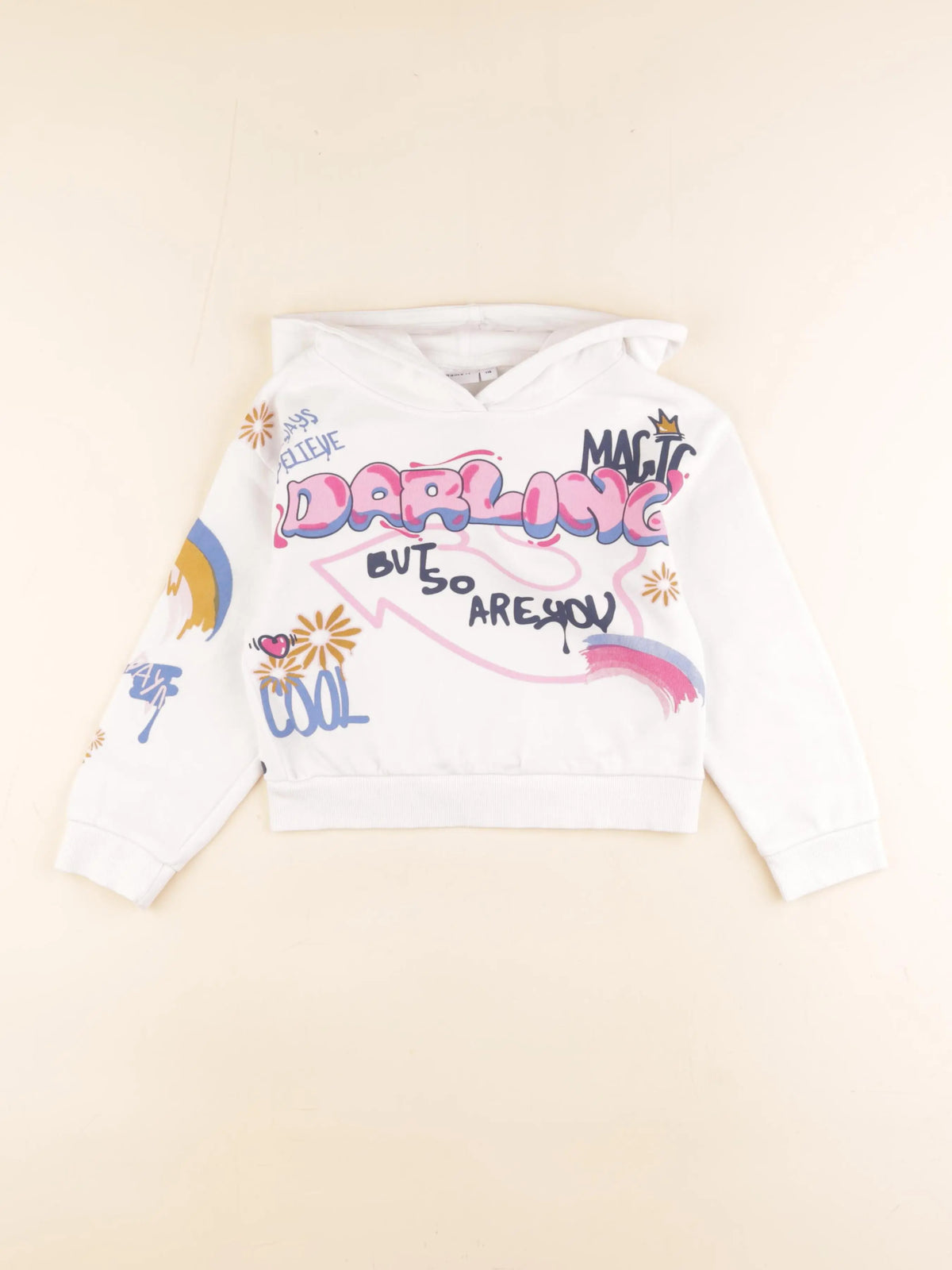 Name it - sweat imprimé au dos blanc - 6 ans