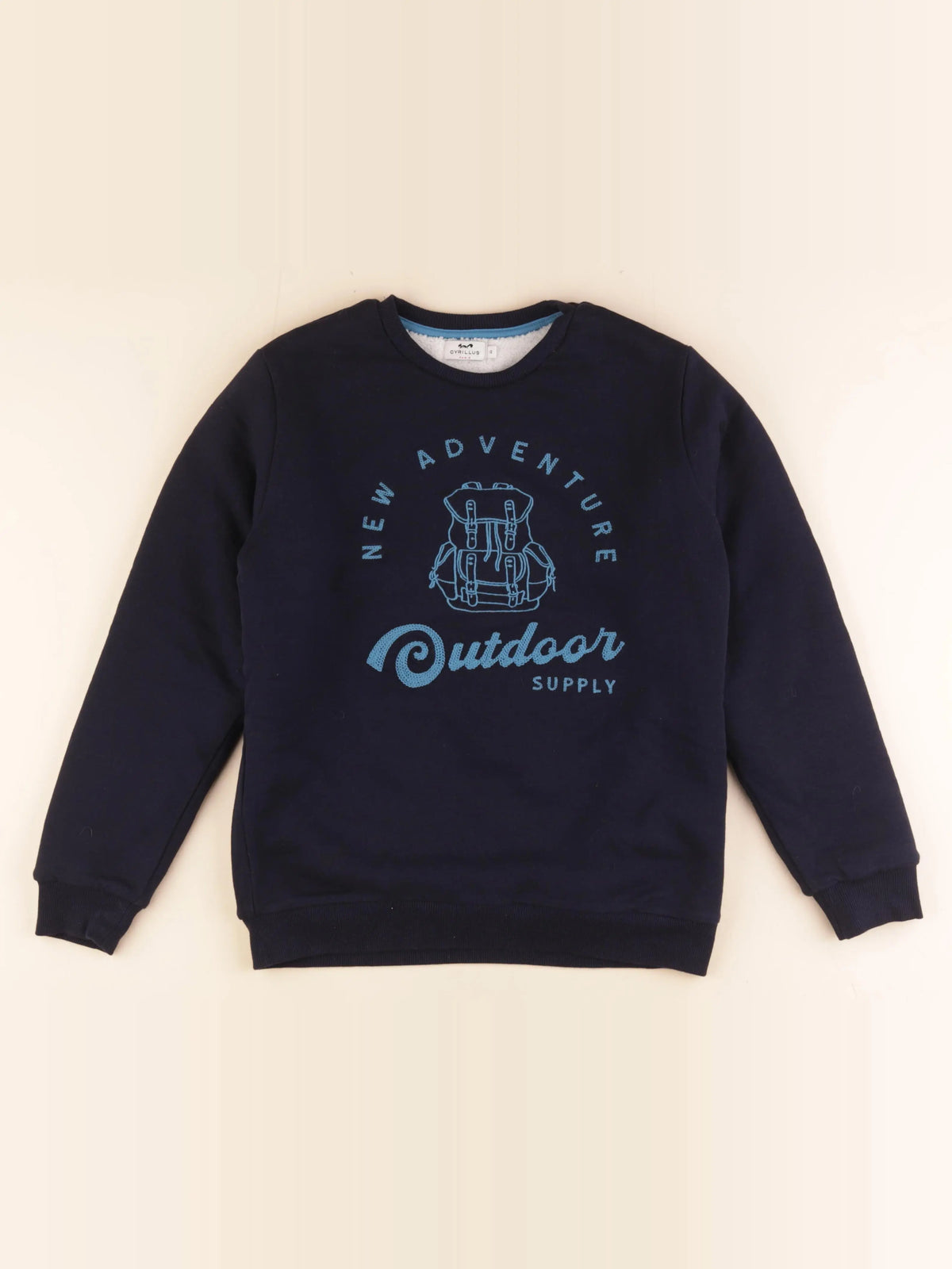 Cyrillus - sweat bleu - 12 ans