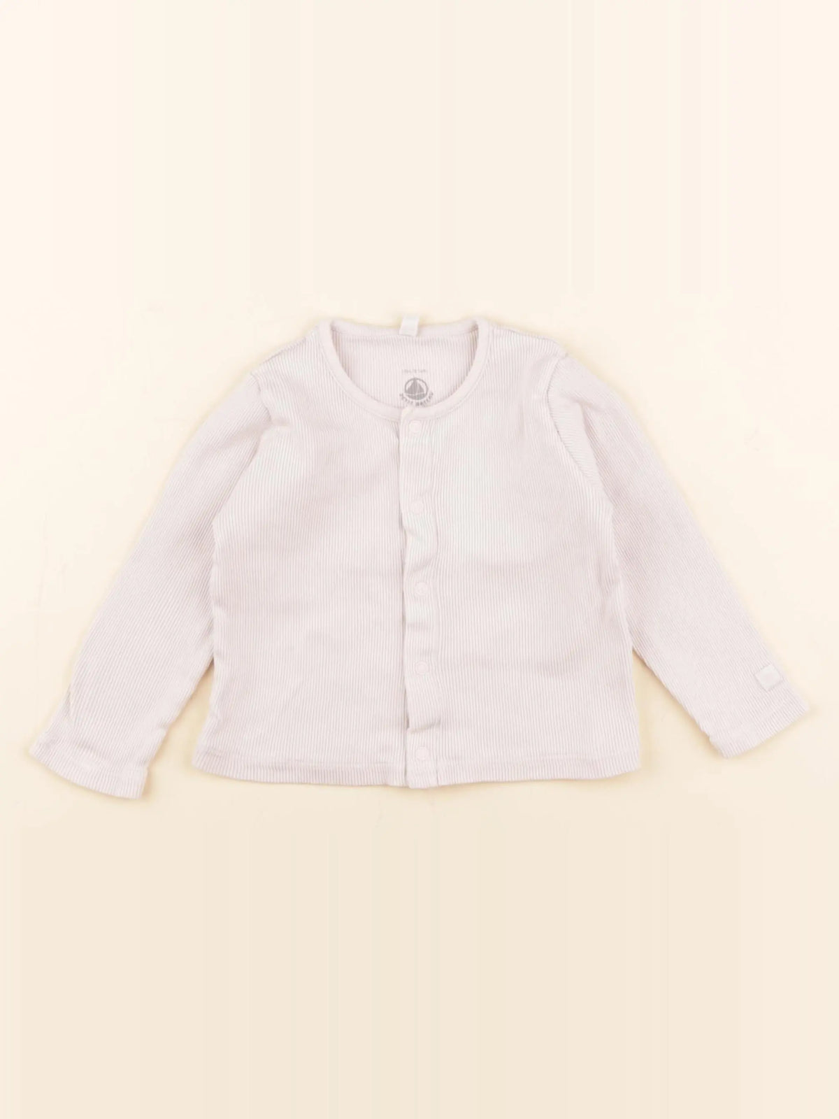 Petit Bateau - tee-shirt beige - 18 mois