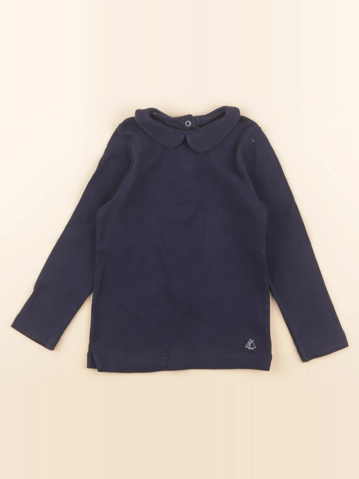 Petit Bateau - tee-shirt bleu - 3 ans