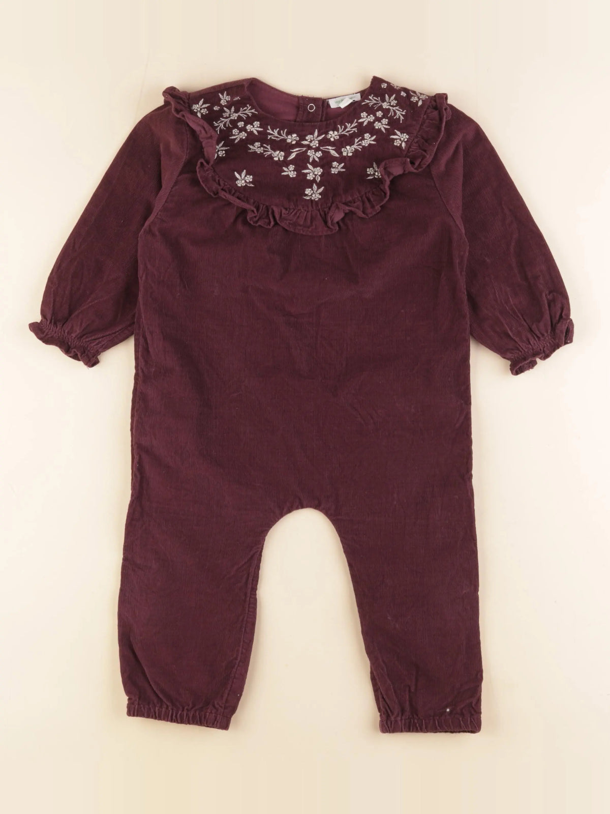 Vertbaudet - combinaison rose - 2 ans