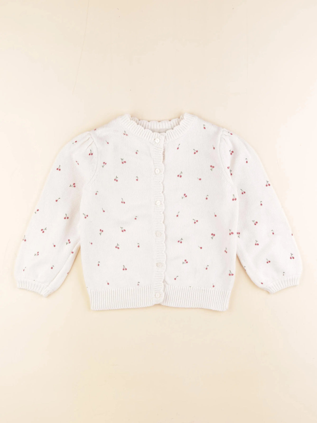 Vertbaudet - gilet blanc - 6 ans
