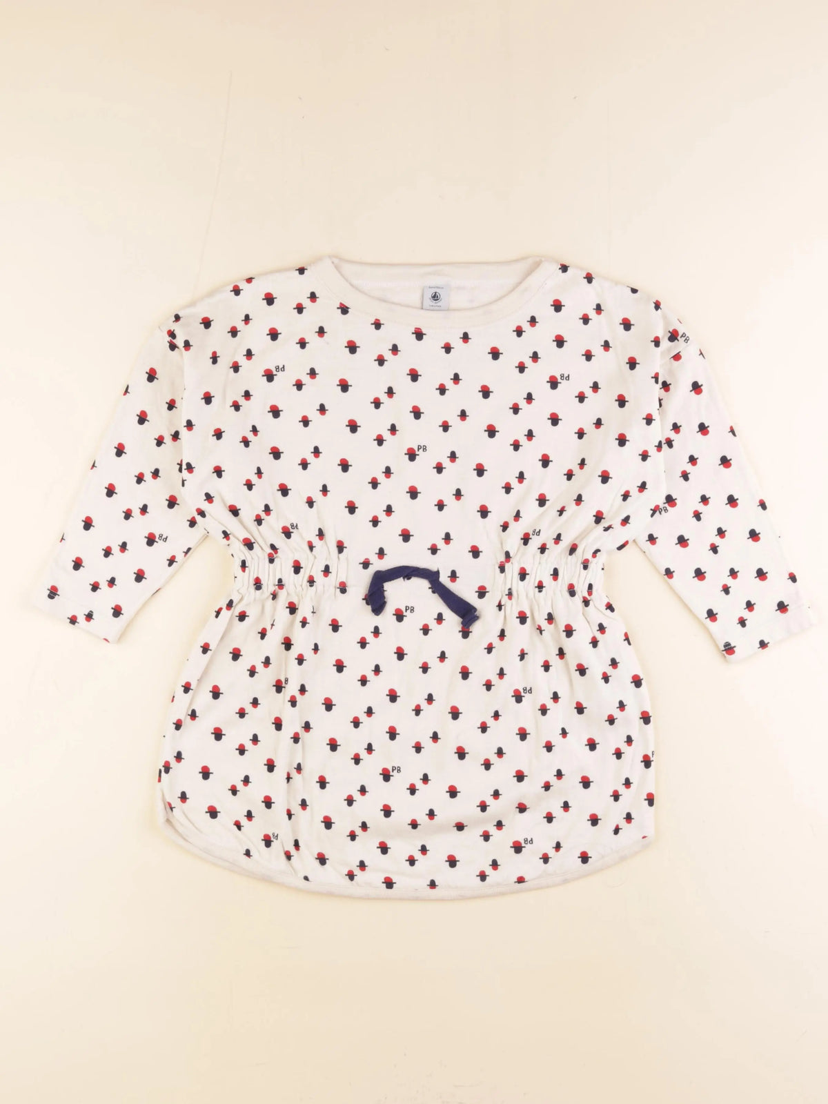 Petit Bateau - robe beige - 6 ans