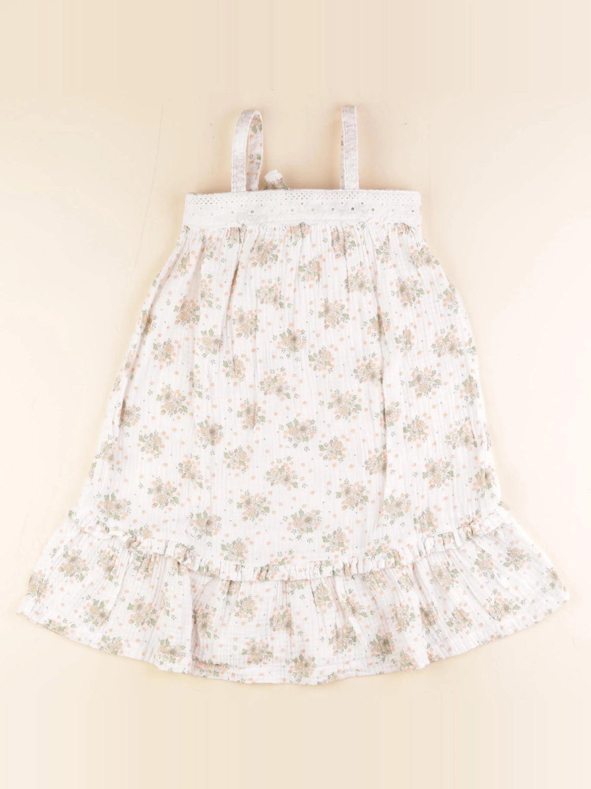 Vertbaudet - robe blanc - 6 ans