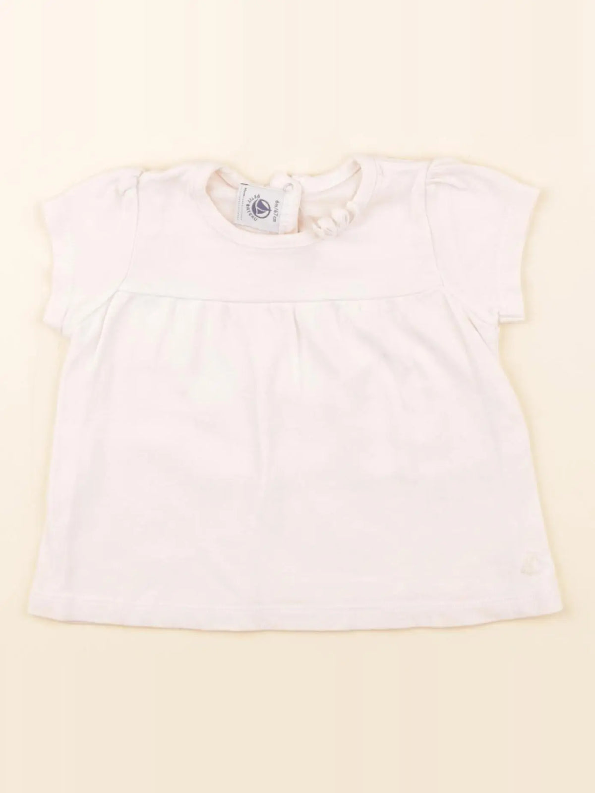 Petit Bateau - tee-shirt rose - 6 mois