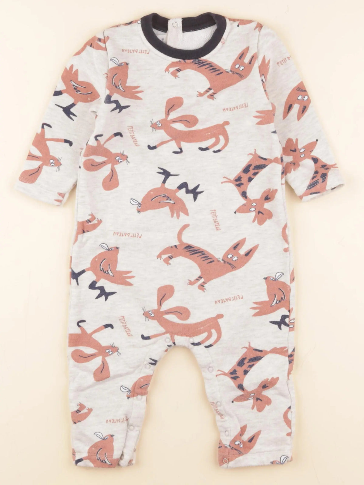 Petit Bateau - combinaison beige - 18 mois